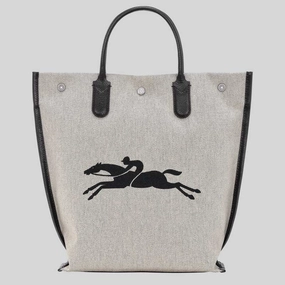 LONGCHAMP Essential Tote Bag M Ecru 10211HSG