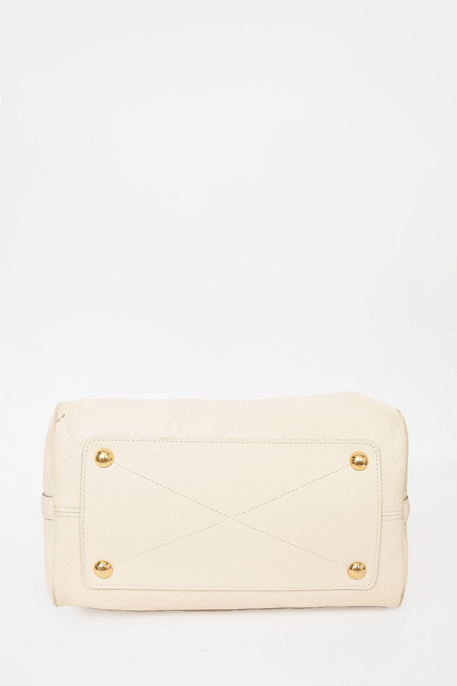 Louis Vuitton 2013 Cream Empreinte Leather Speedy 30 Crossbody