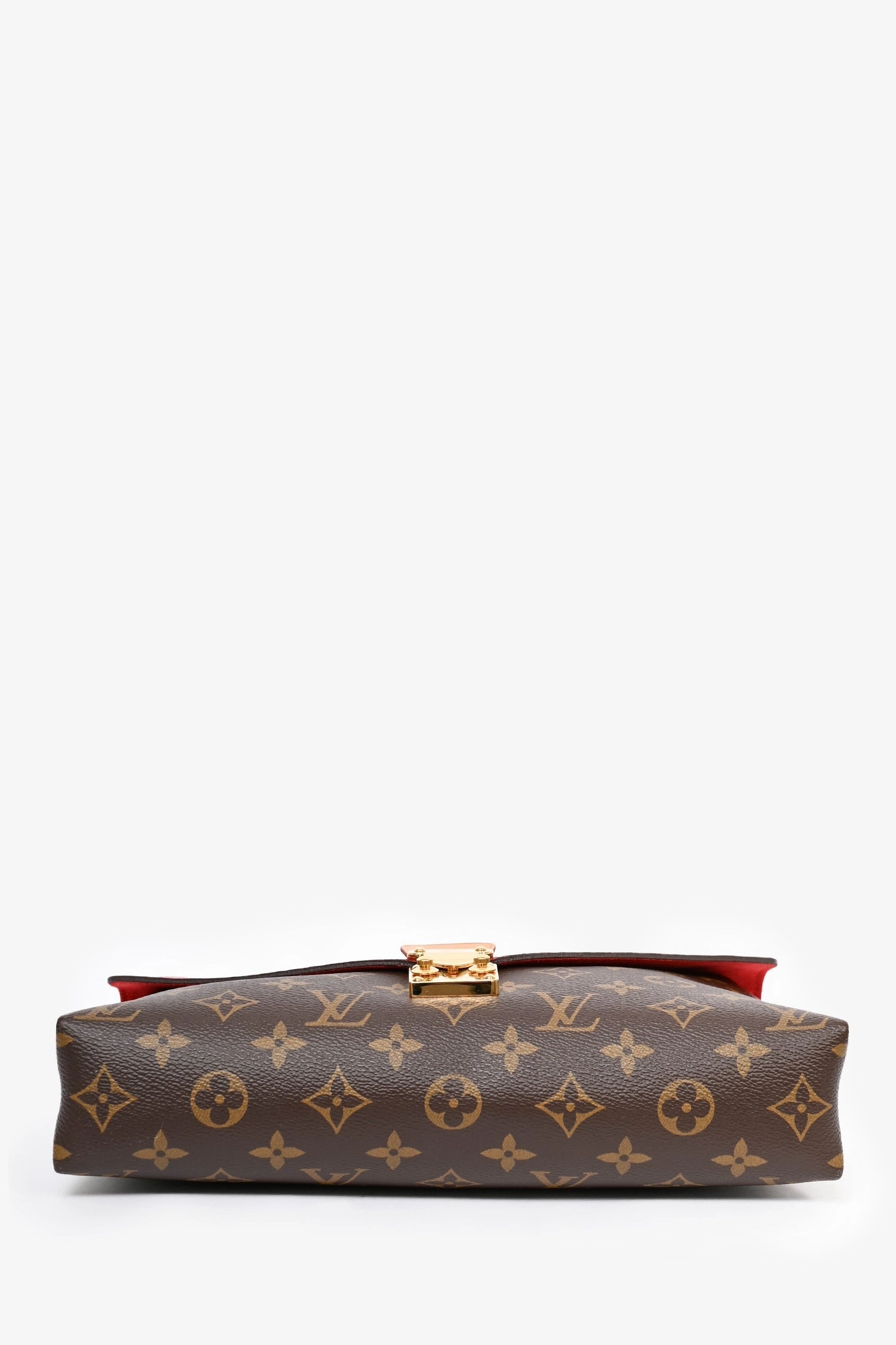 Louis Vuitton 2016 Red Monogram 'Saint Placide' Handbag