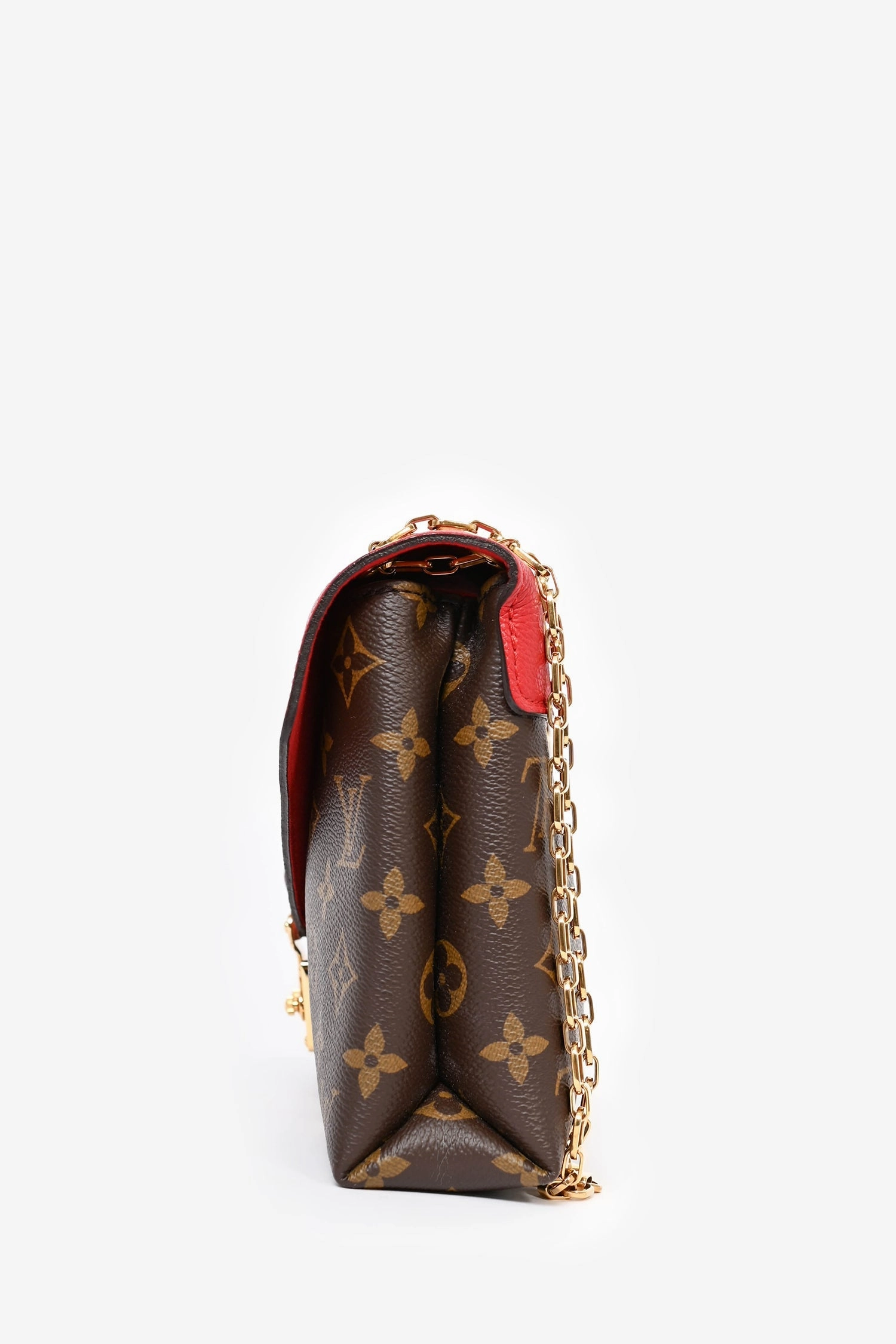 Louis Vuitton 2016 Red Monogram 'Saint Placide' Handbag