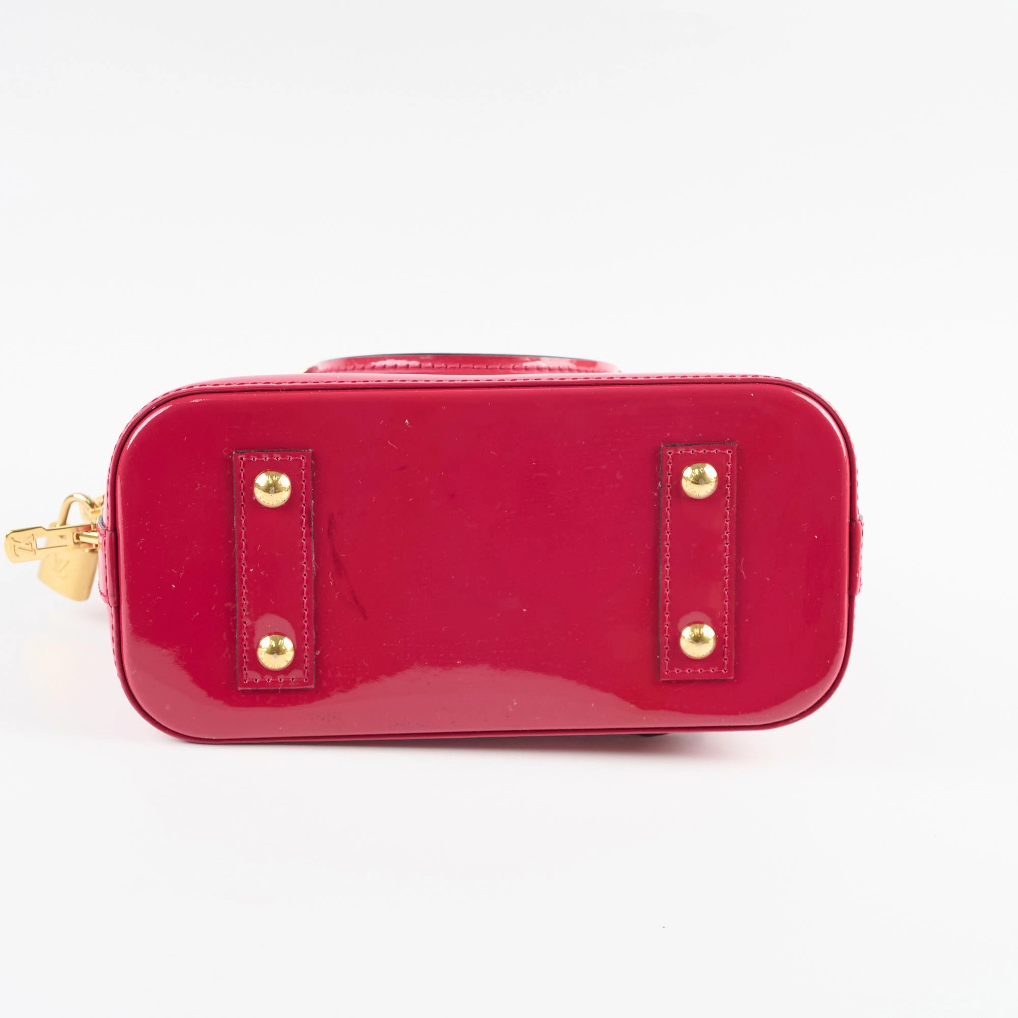 Louis Vuitton Alma BB Vernis Indian Rose Pink