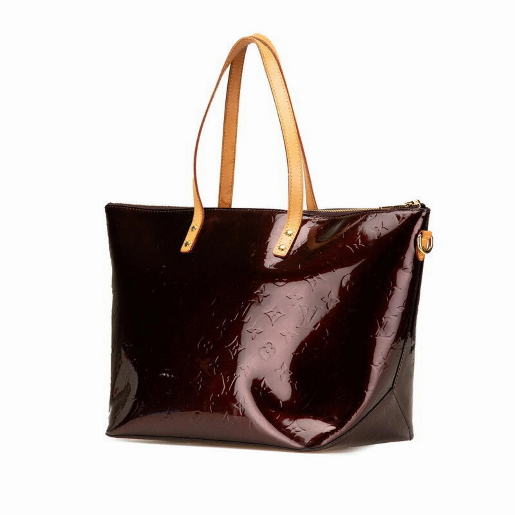 Louis Vuitton Amarante Patent Leather Leather Handbag Shoulder Bag (Pre-Owned)