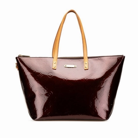 Louis Vuitton Amarante Patent Leather Leather Handbag Shoulder Bag (Pre-Owned)