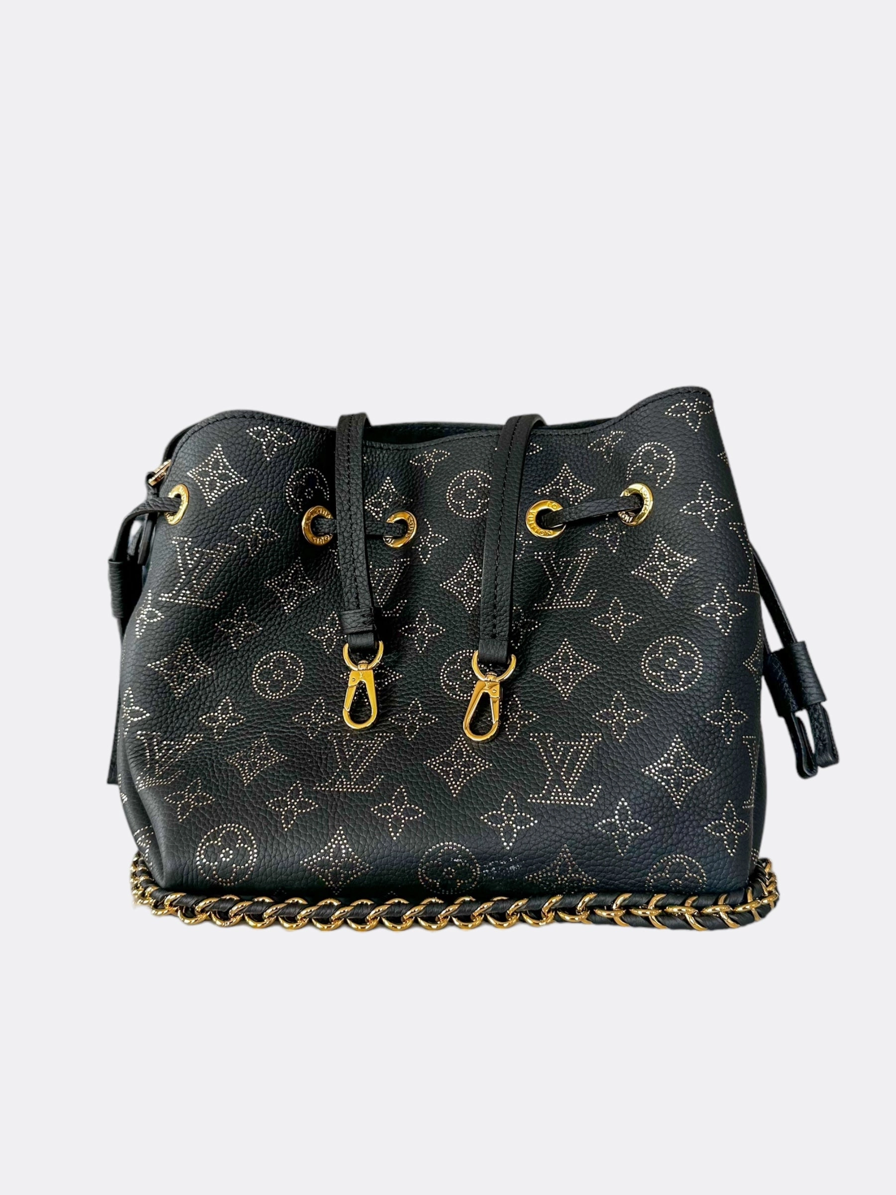 Louis Vuitton Black & Gold Monogram Bella Bag