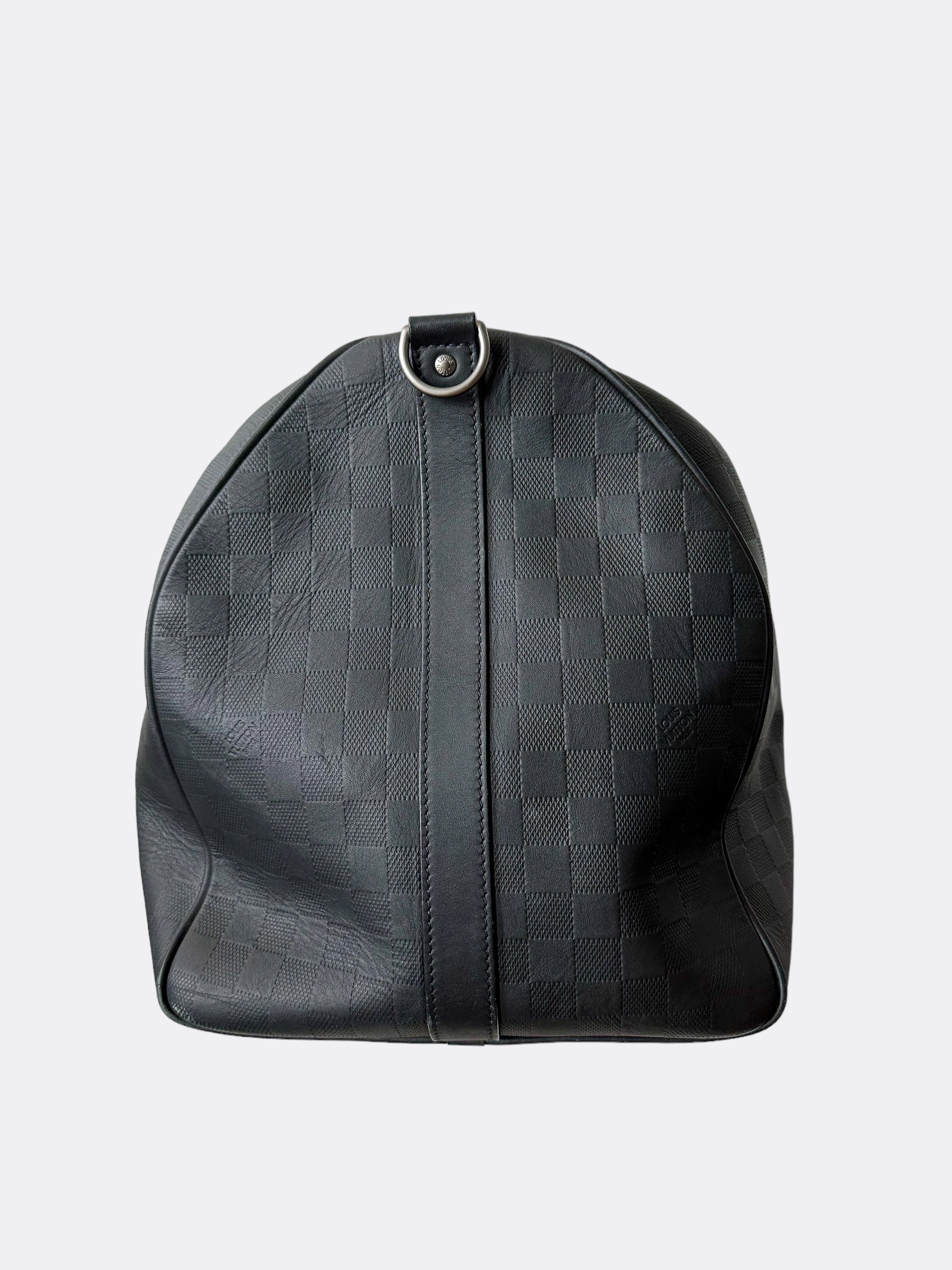 Louis Vuitton Black Damier Infini Keepall 55