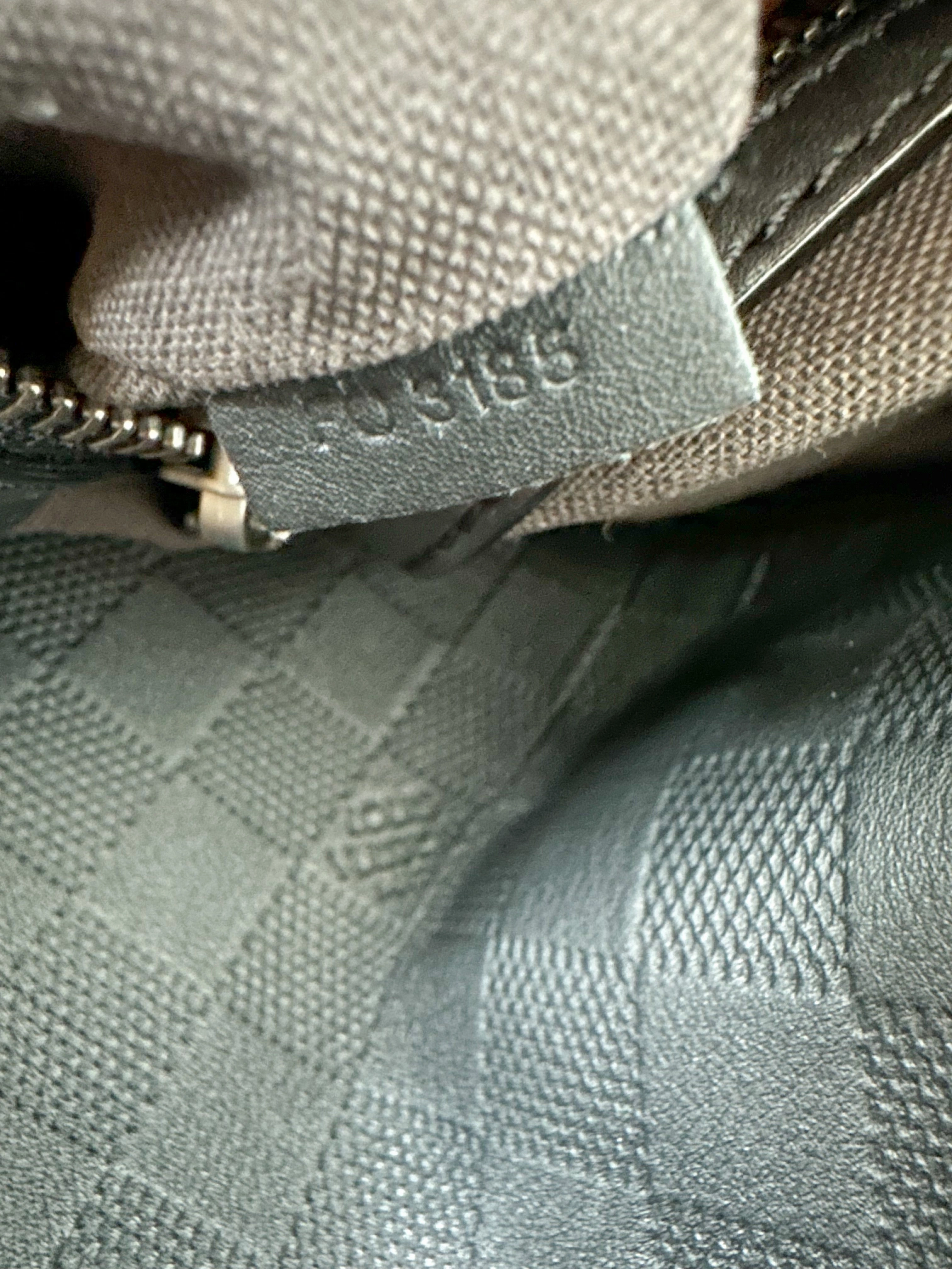 Louis Vuitton Black Damier Infini Keepall 55