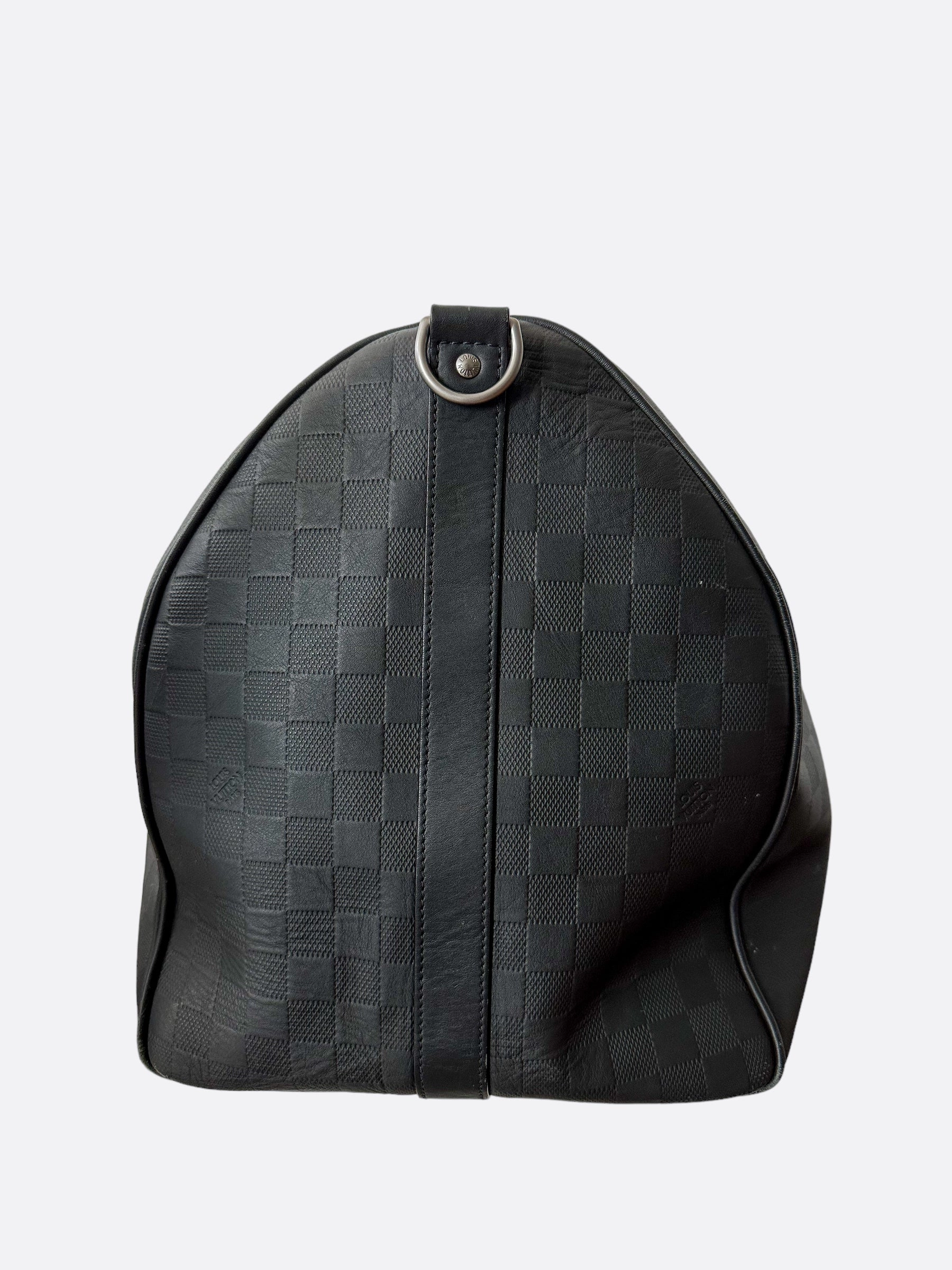 Louis Vuitton Black Damier Infini Keepall 55