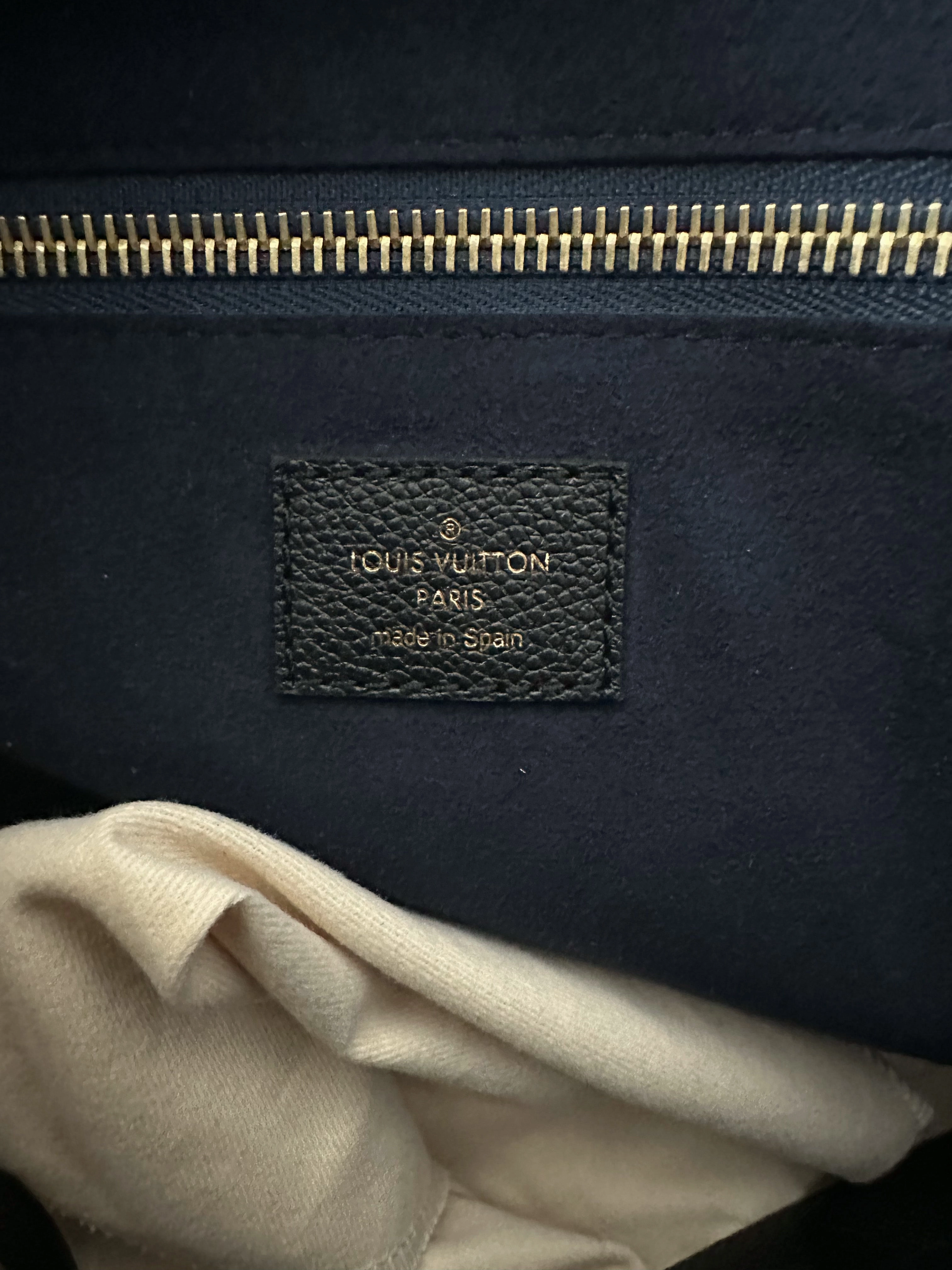 Louis Vuitton Black Monogram Empreinte Neverfull MM