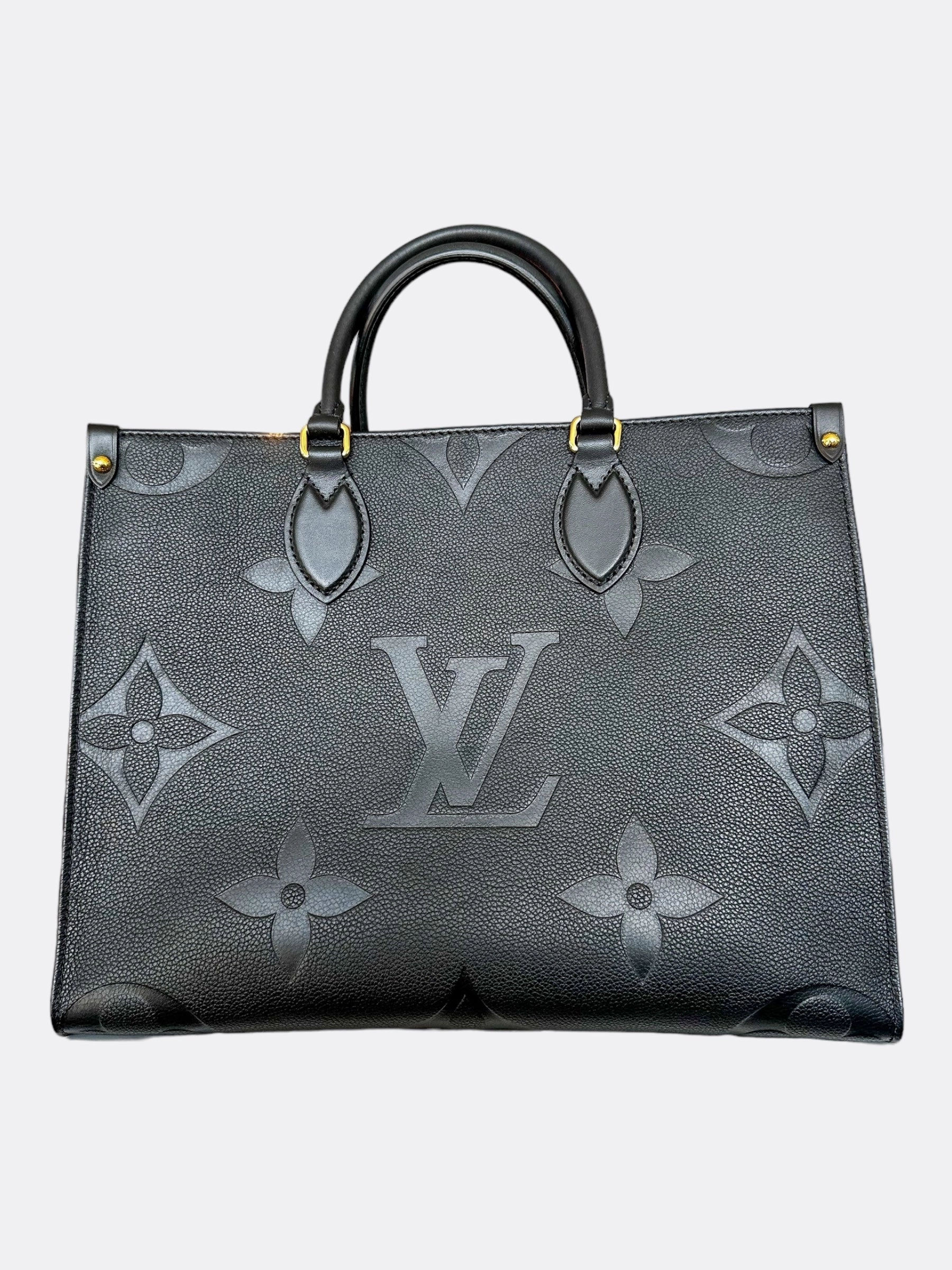 Louis Vuitton Black Monogram Empreinte OnTheGo MM