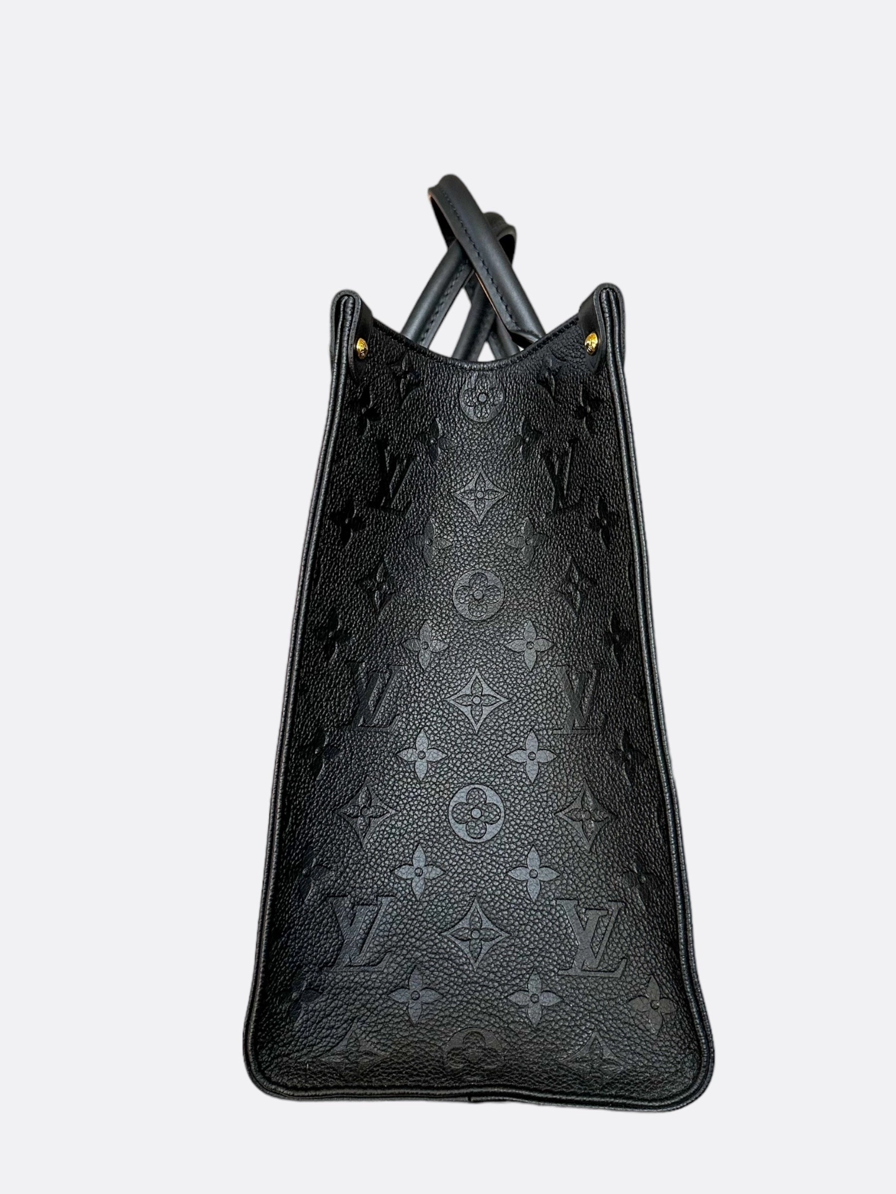 Louis Vuitton Black Monogram Empreinte OnTheGo MM