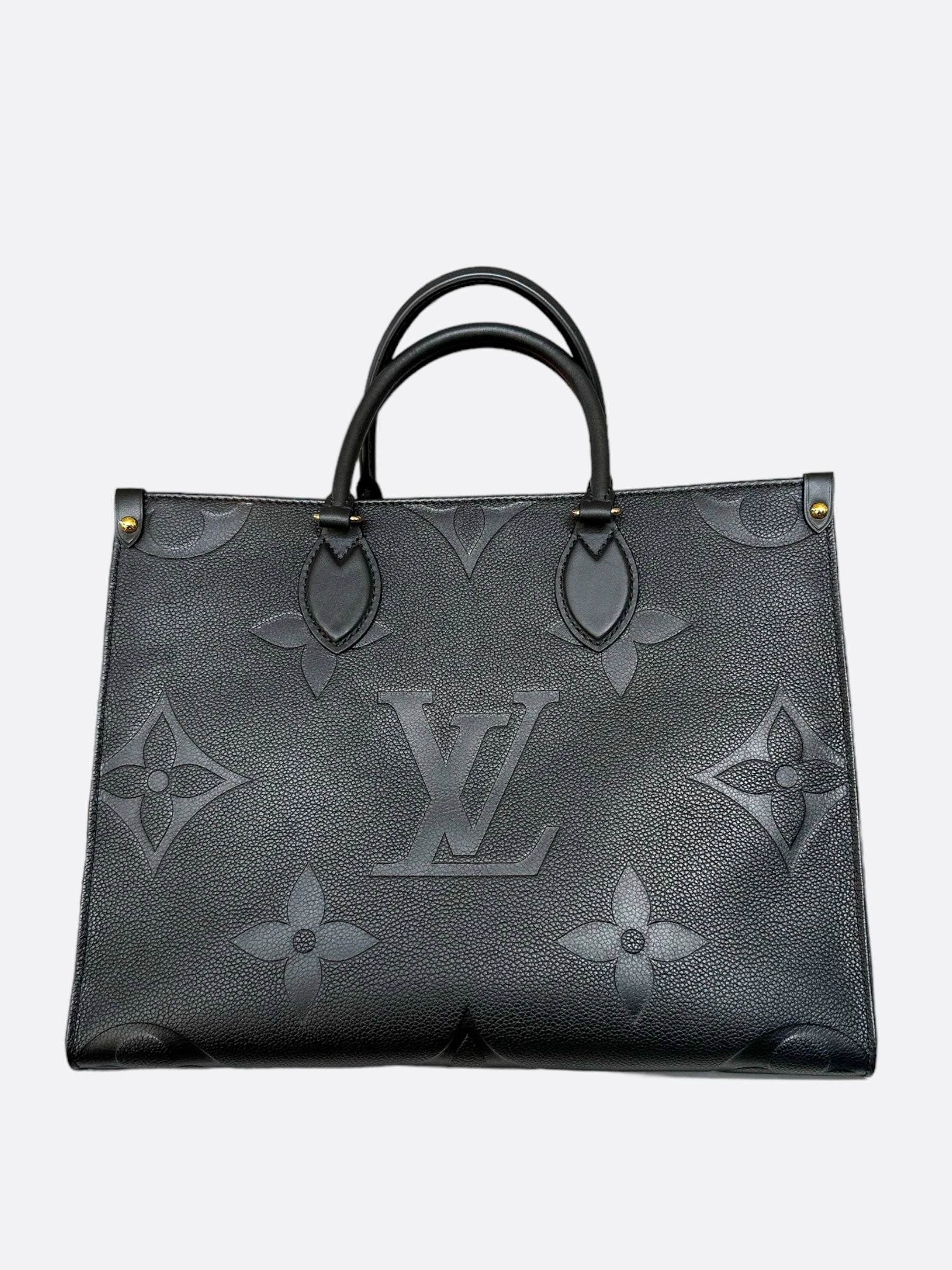 Louis Vuitton Black Monogram Empreinte OnTheGo MM