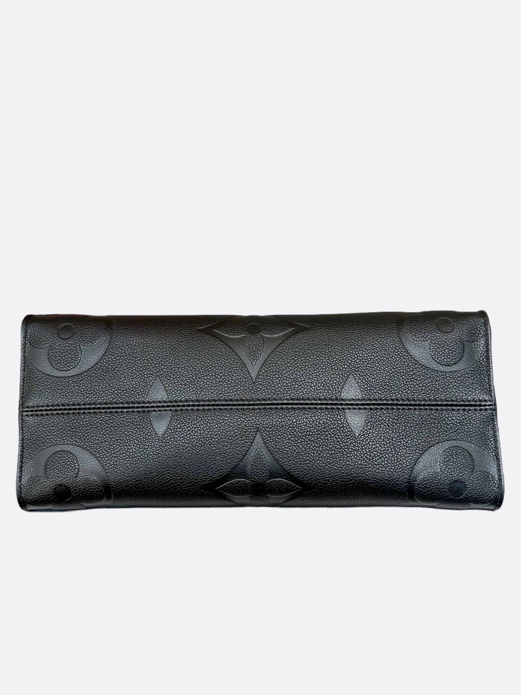 Louis Vuitton Black Monogram Empreinte OnTheGo MM