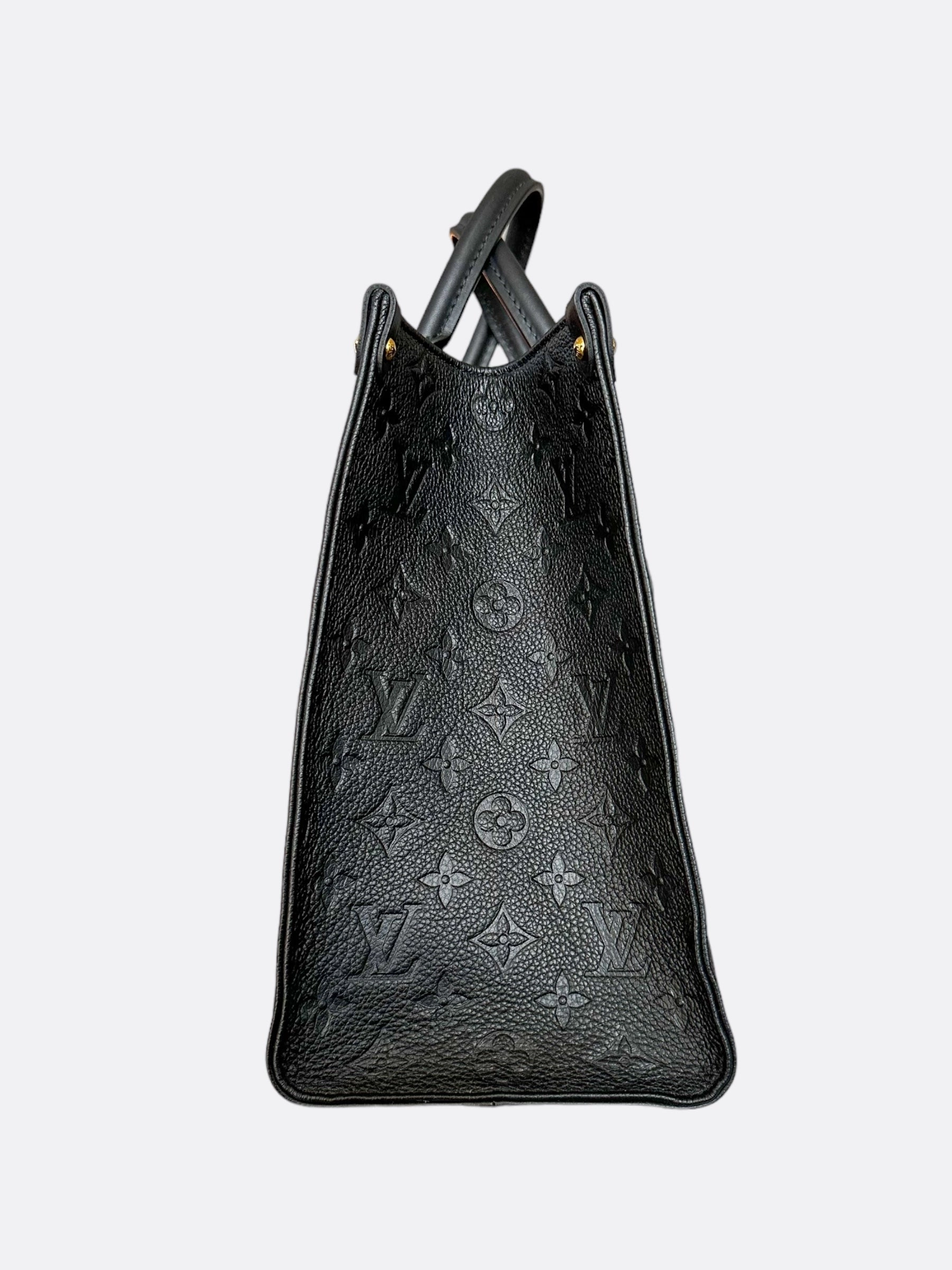 Louis Vuitton Black Monogram Empreinte OnTheGo MM