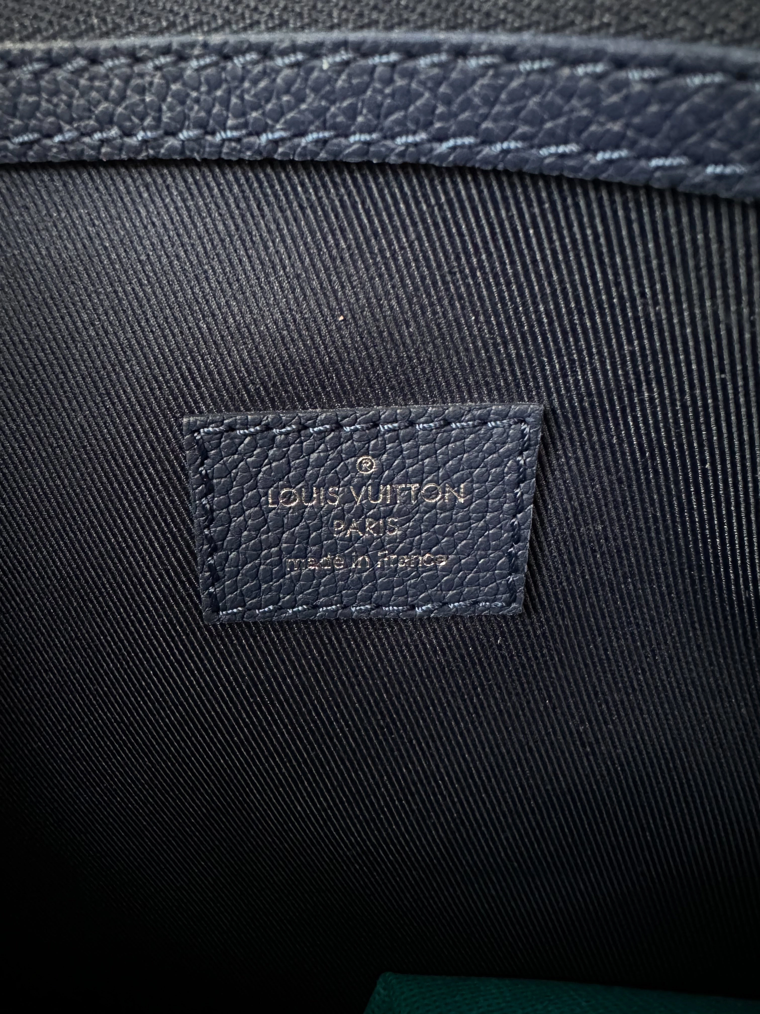 Louis Vuitton Blue Bandana Monogram Keepall 50