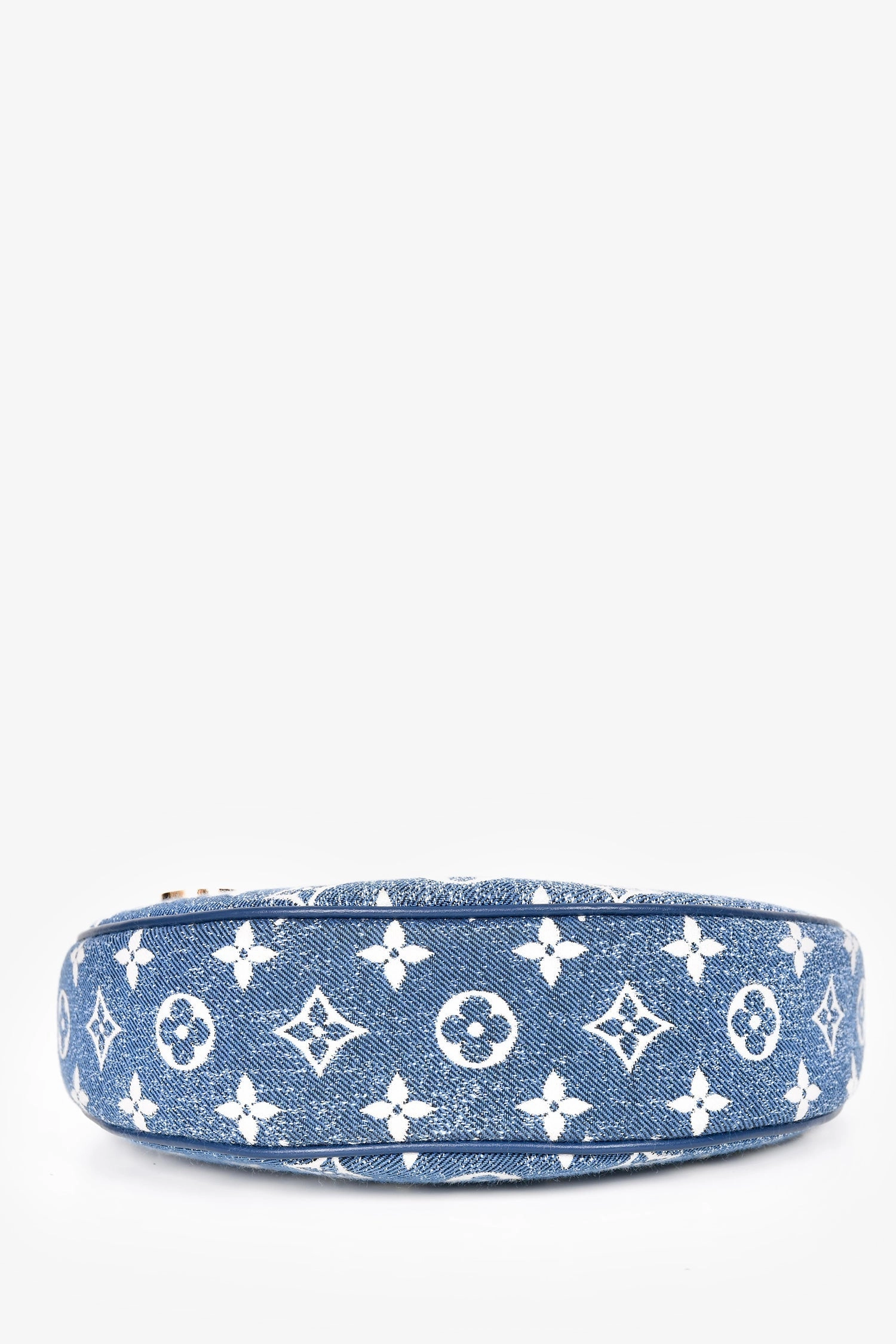 Louis Vuitton Blue Denim Jacquard Loop Shoulder Bag with Strap