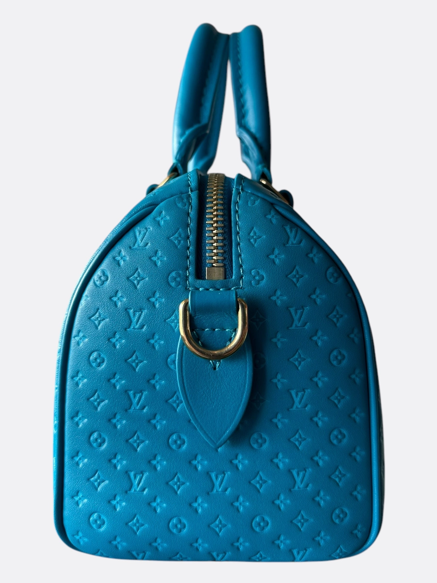 Louis Vuitton Blue Nano Monogram Speedy 20