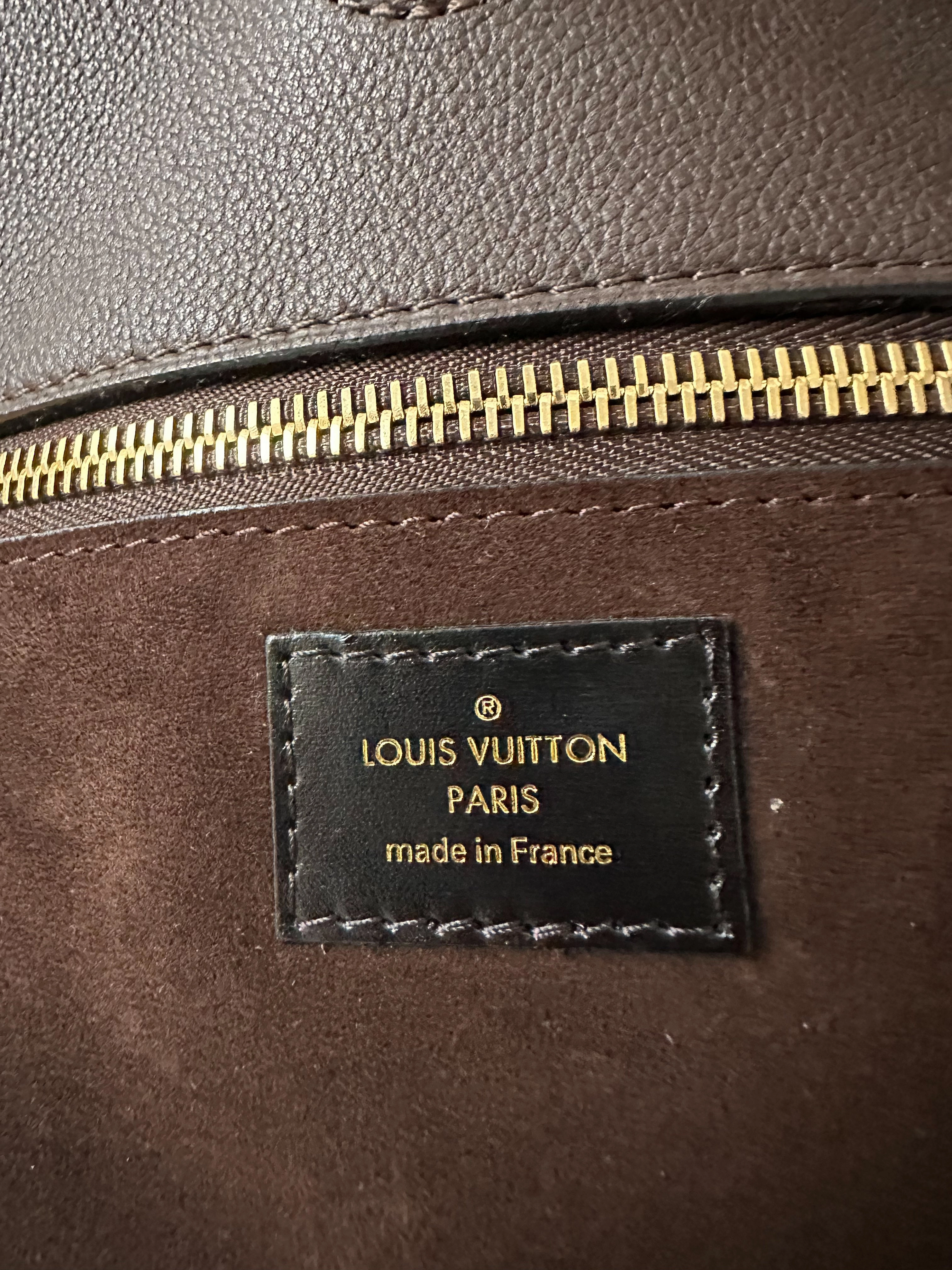Louis Vuitton Brown & Red Tuffetage Monogram By My Side MM