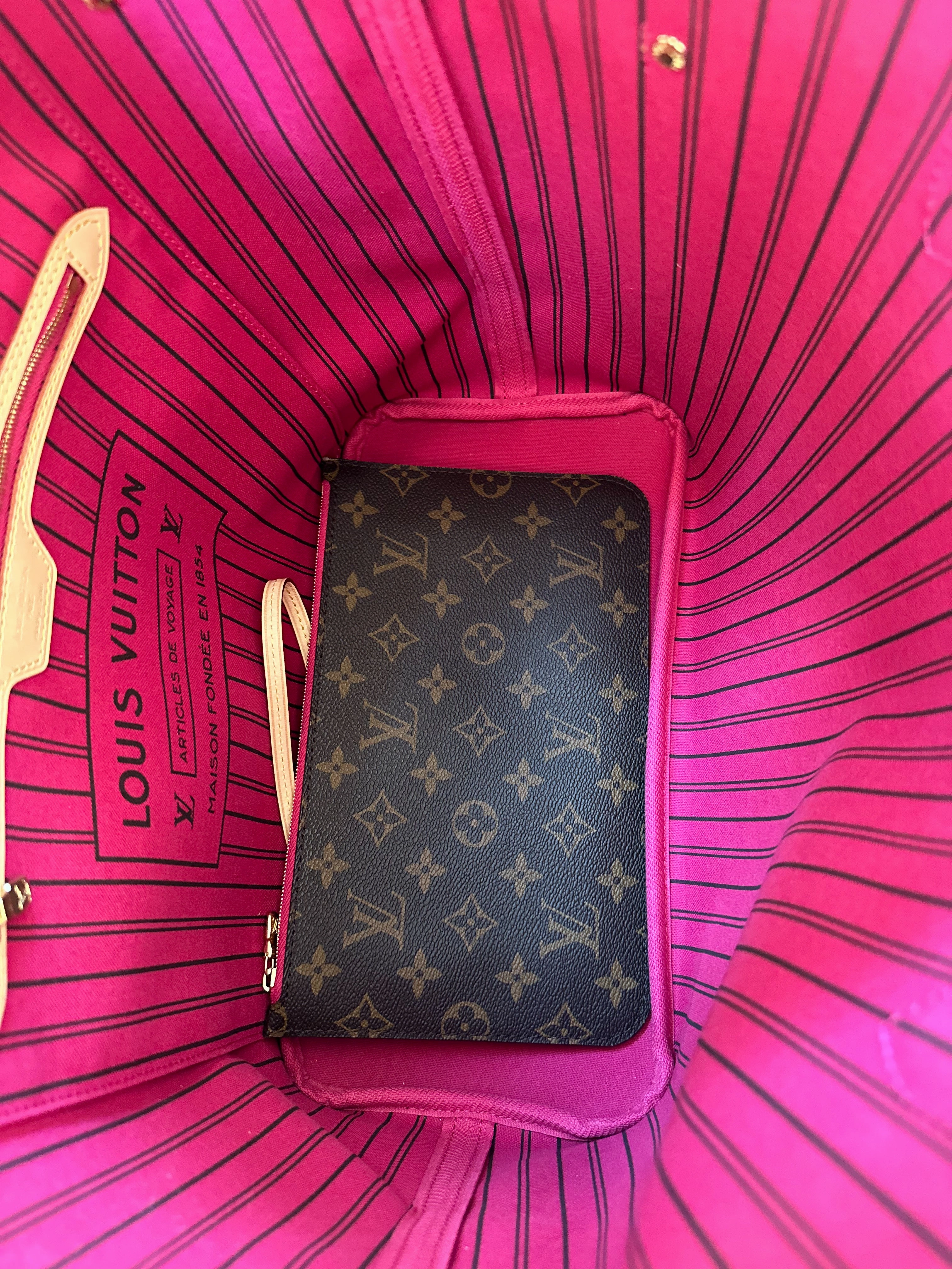 Louis Vuitton Brown Monogram Neverfull MM