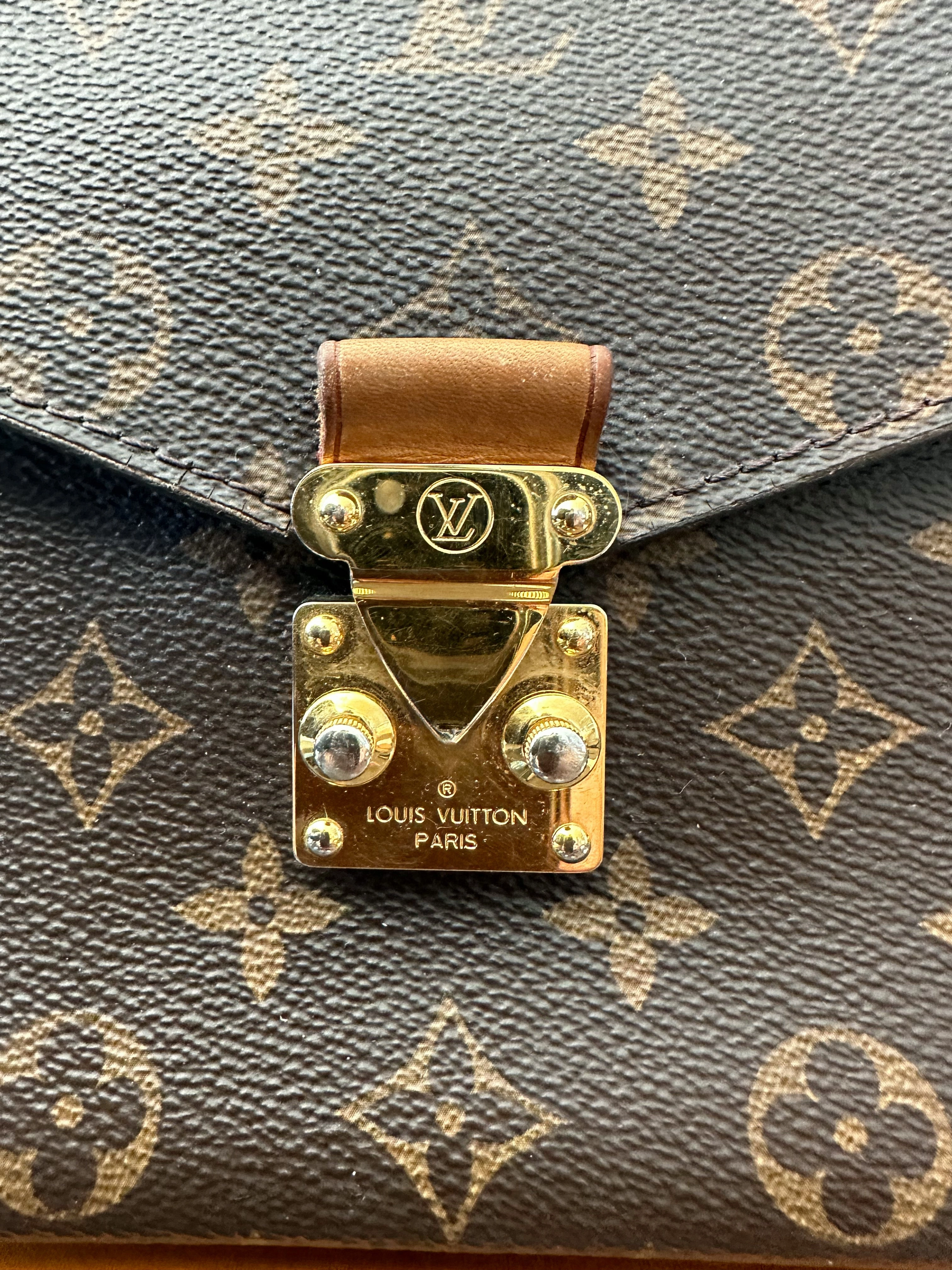 Louis Vuitton Brown Monogram Pochette Metis