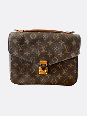 Louis Vuitton Brown Monogram Pochette Metis