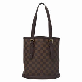 Louis Vuitton Bucket Canvas Shoulder Bag (Pre-Owned)