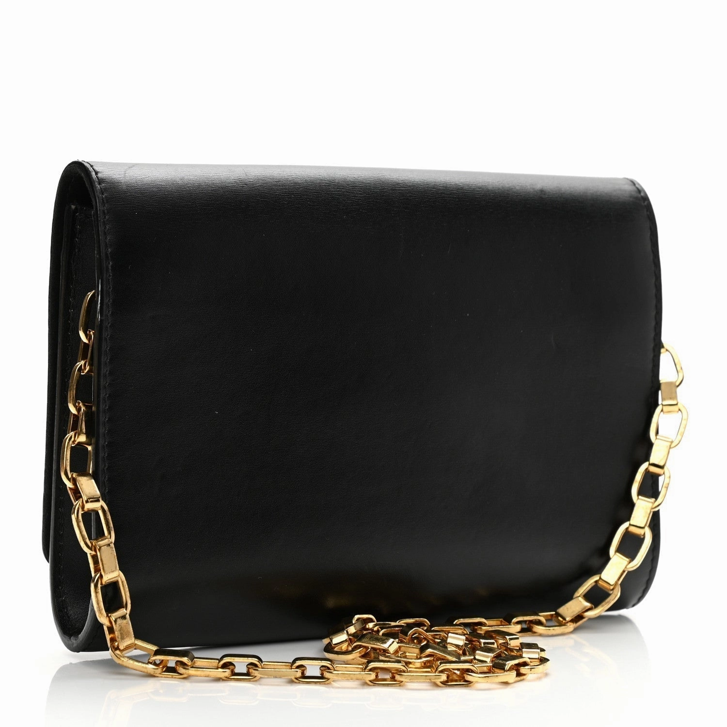 LOUIS VUITTON CALFSKIN LEATHER LOUISE CHAIN CROSSBODY