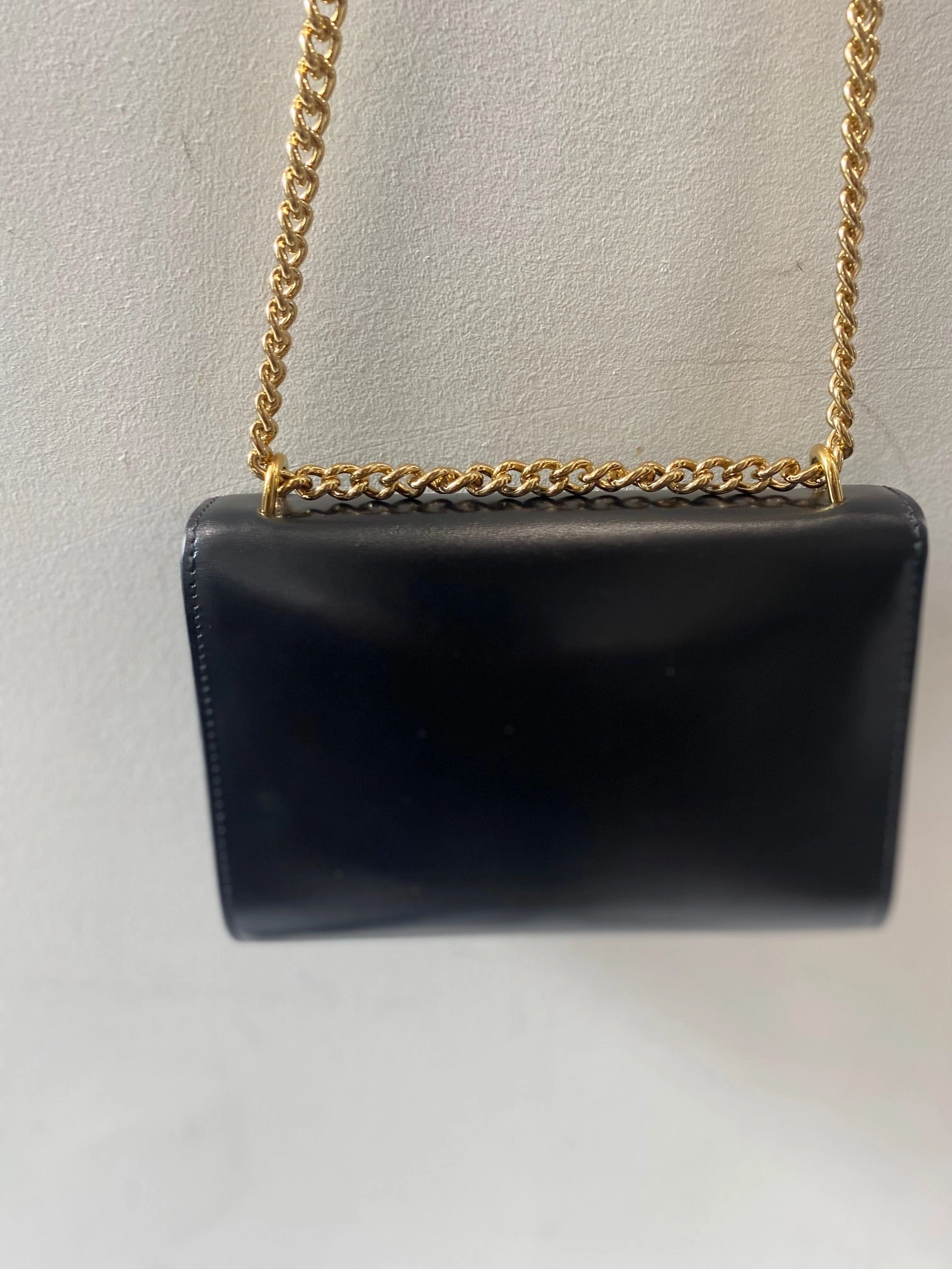 LOUIS VUITTON CALFSKIN LEATHER LOUISE CHAIN CROSSBODY