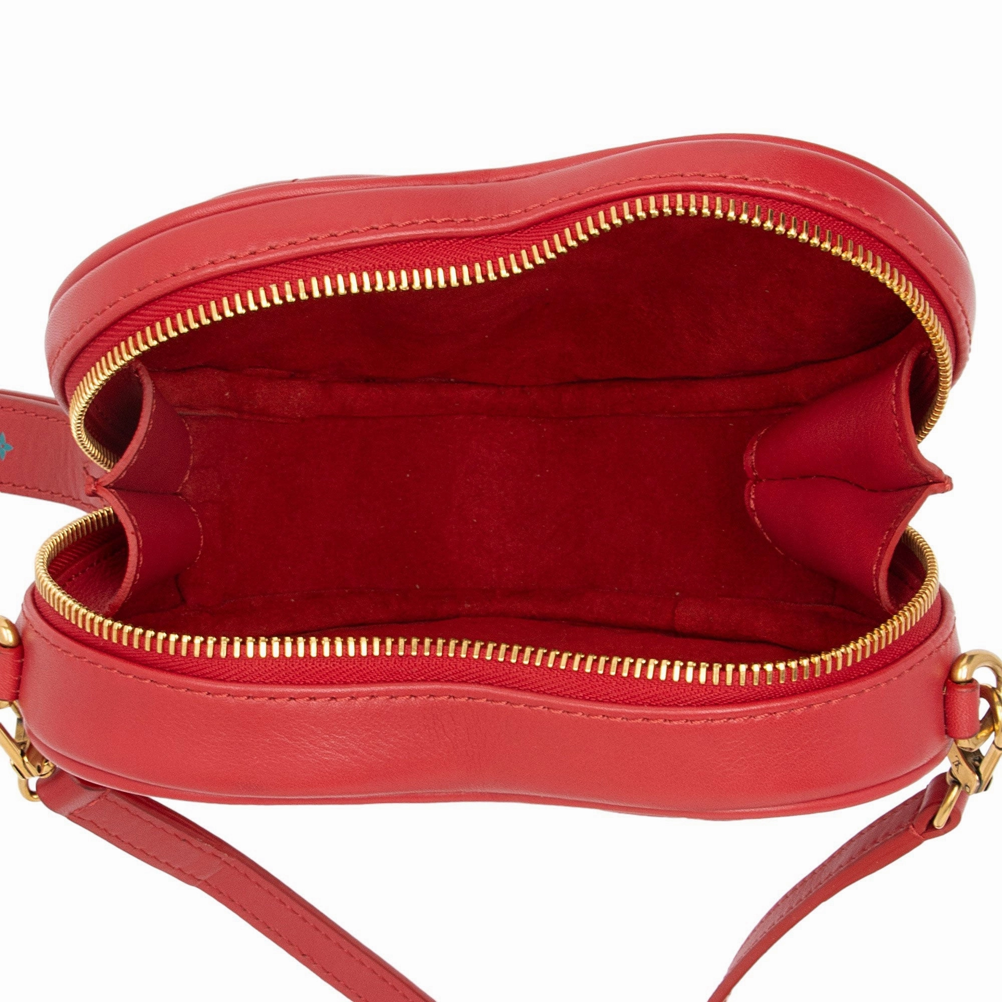 Louis Vuitton Calfskin New Wave Love Lock Heart Shoulder Bag (SHF-Hlhzwe)