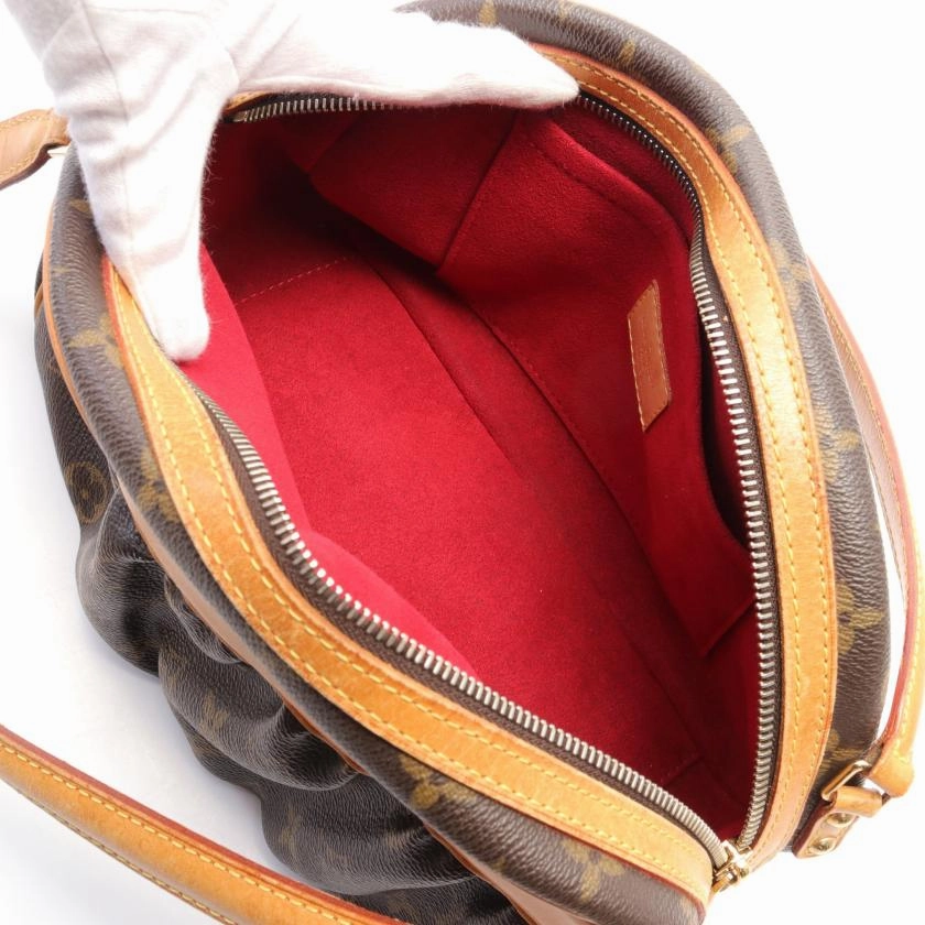 Louis Vuitton Clara Monogram Brown PVC Leather Shoulder Bag