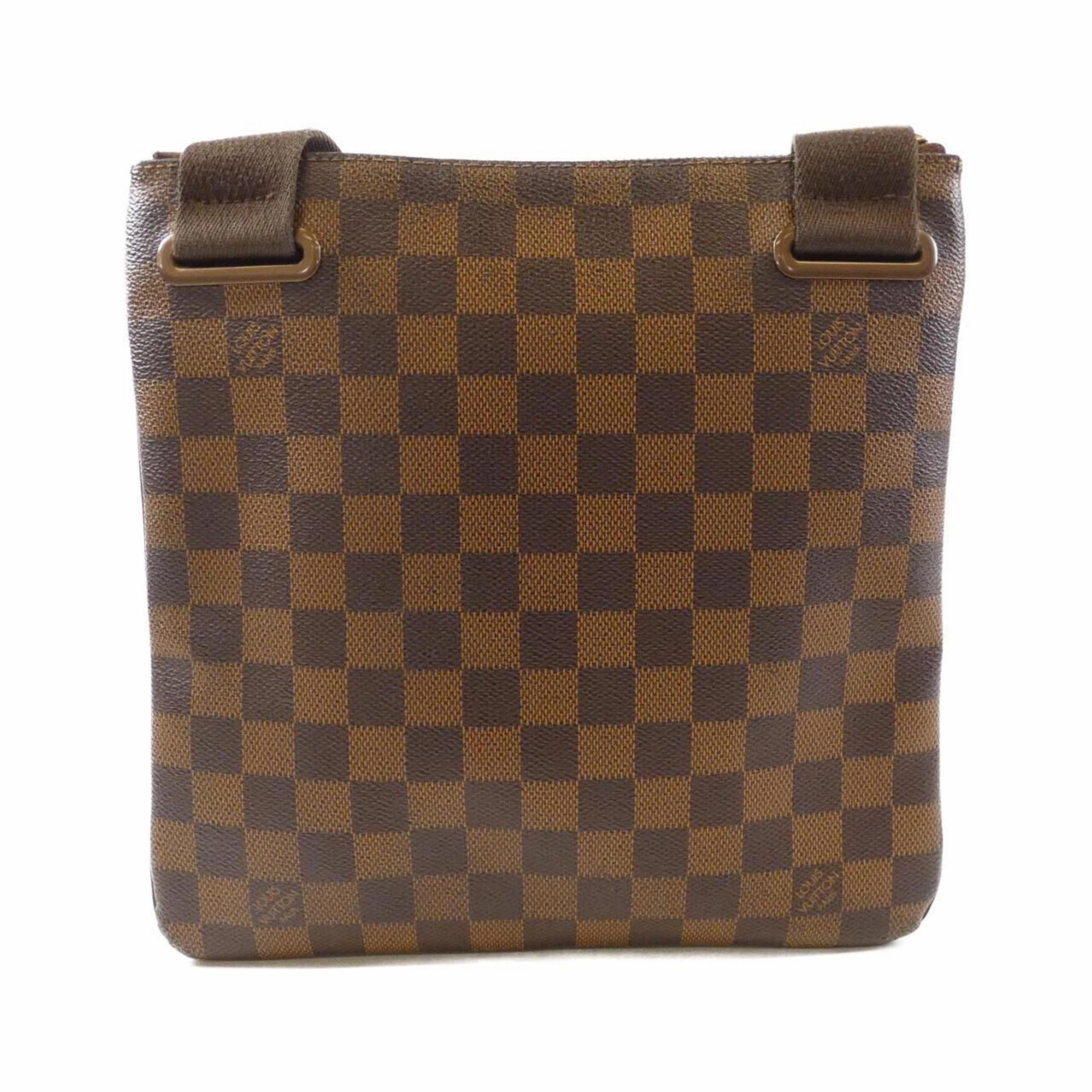 Louis Vuitton Coated Canvas Pochette Shoulder Bag (Pre-Owned)