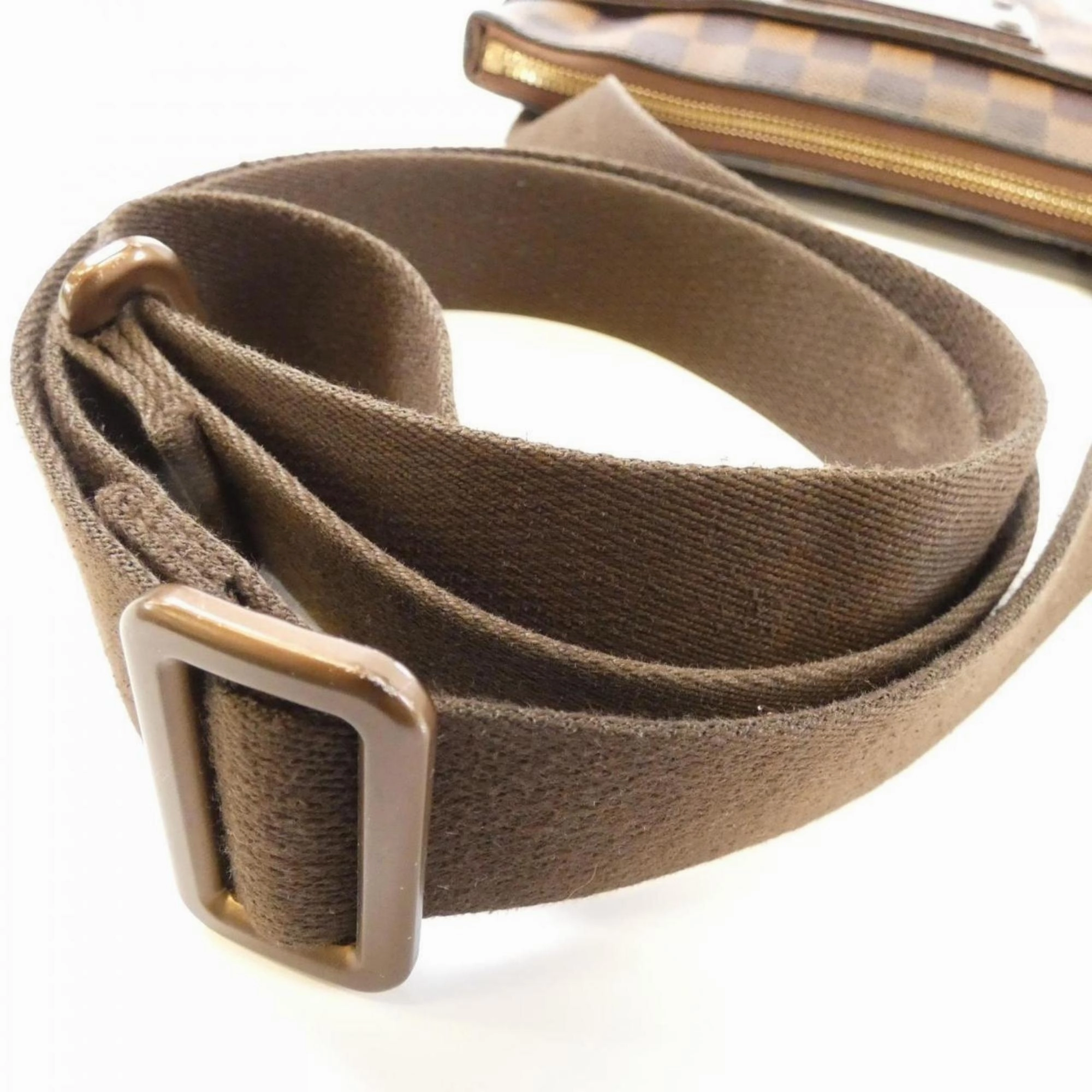 Louis Vuitton Coated Canvas Pochette Shoulder Bag (Pre-Owned)