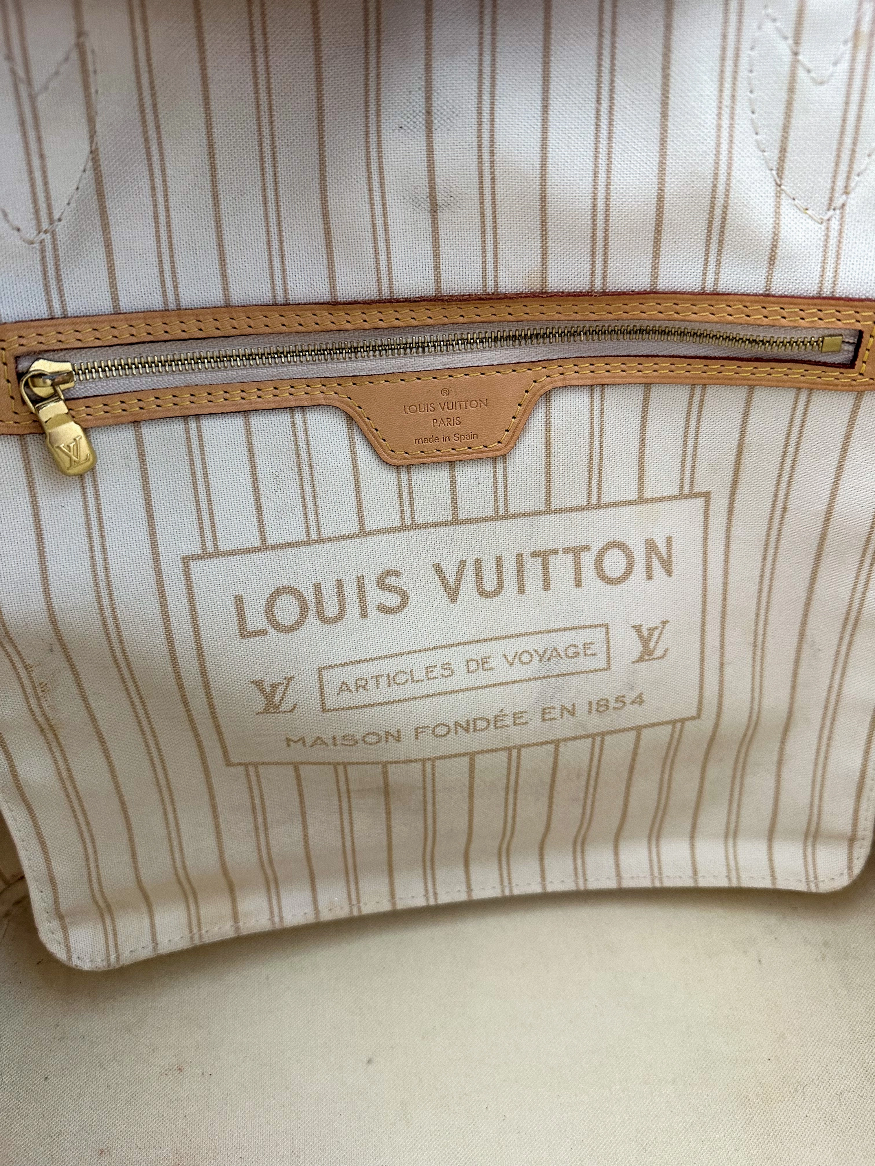 Louis Vuitton Damier Azur Neverfull MM