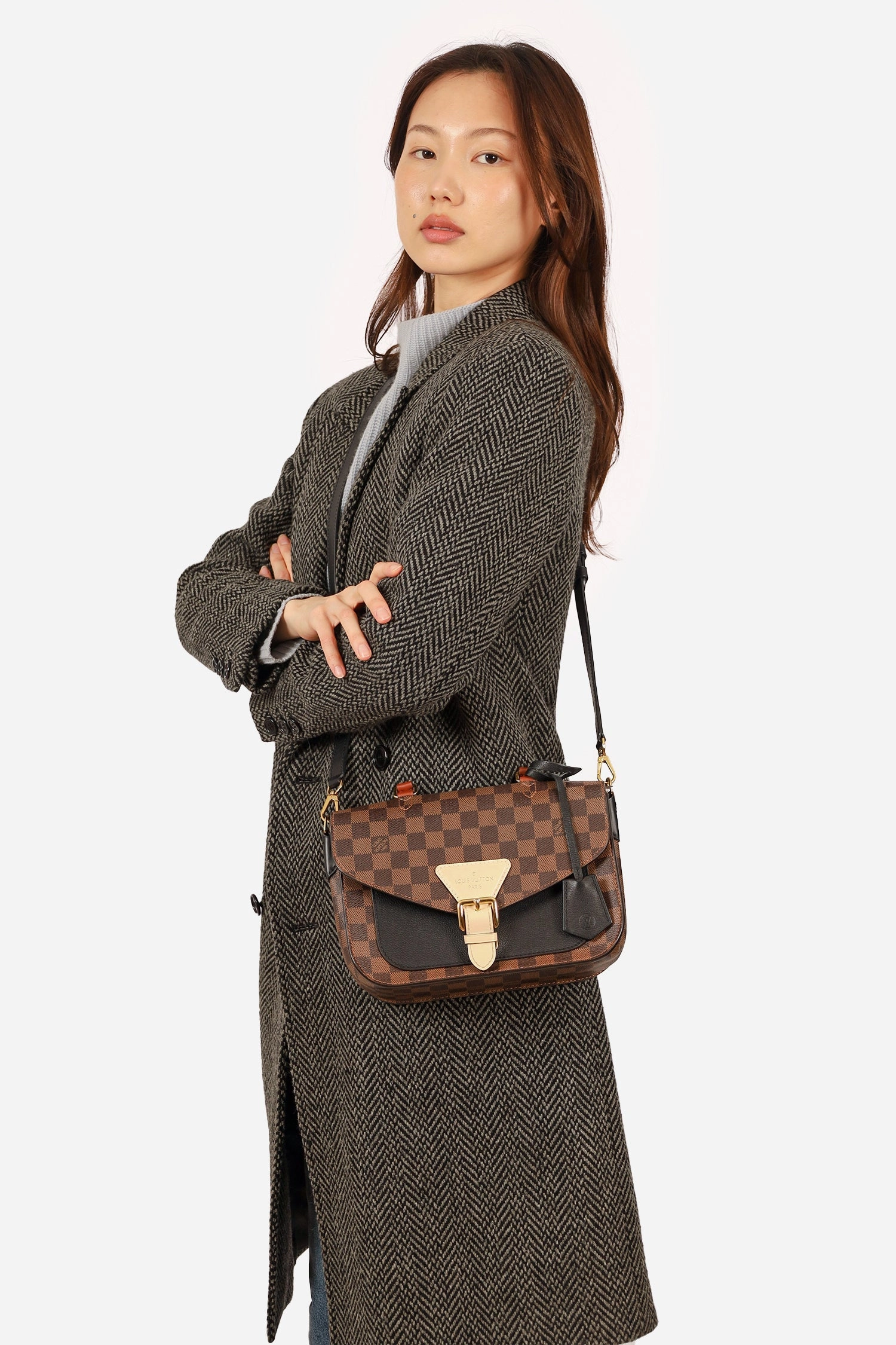 Louis Vuitton Damier Beaumarchais Bag with Strap