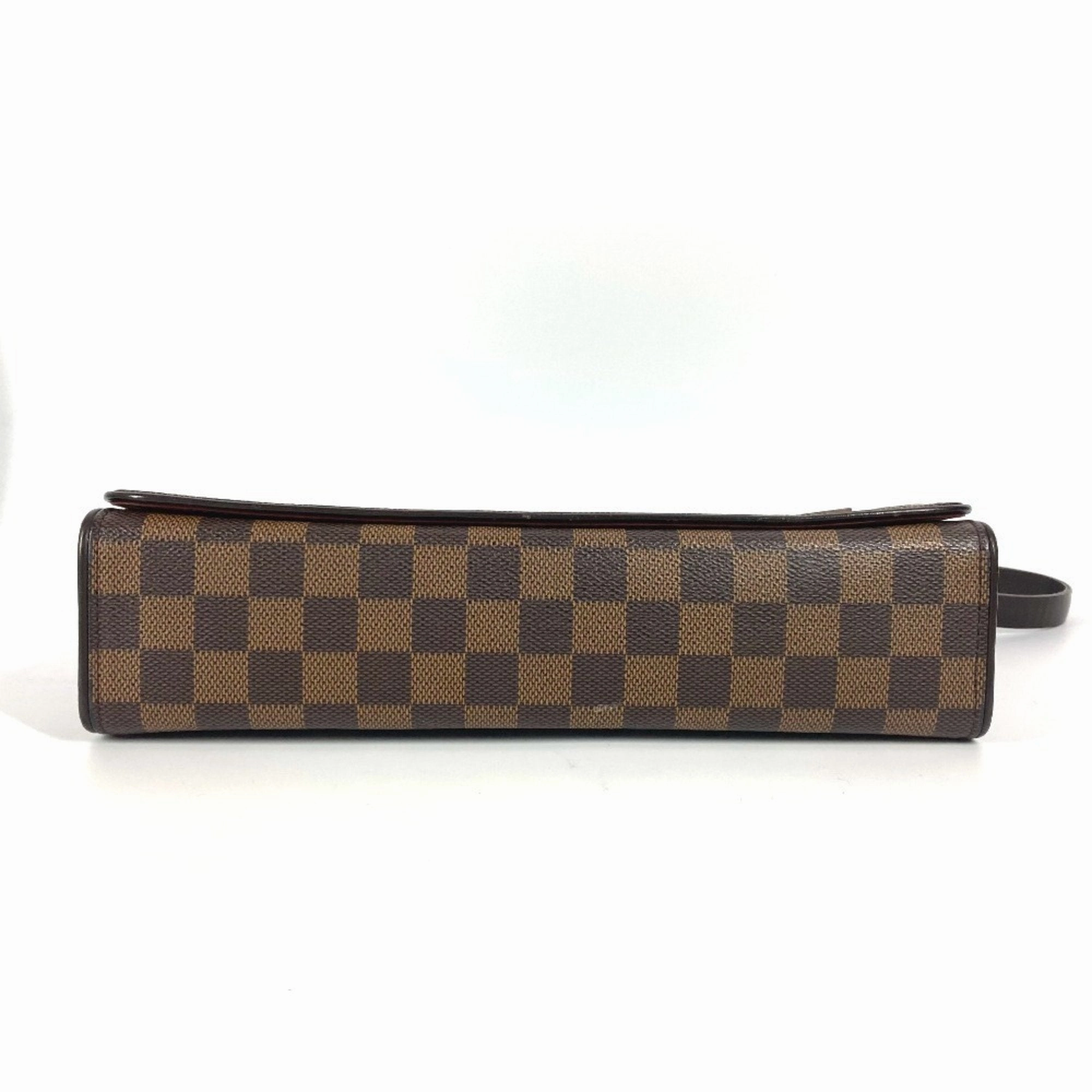 Louis Vuitton Damier Canvas Ebene Damier Canvas Shoulder Bag (Pre-Owned)