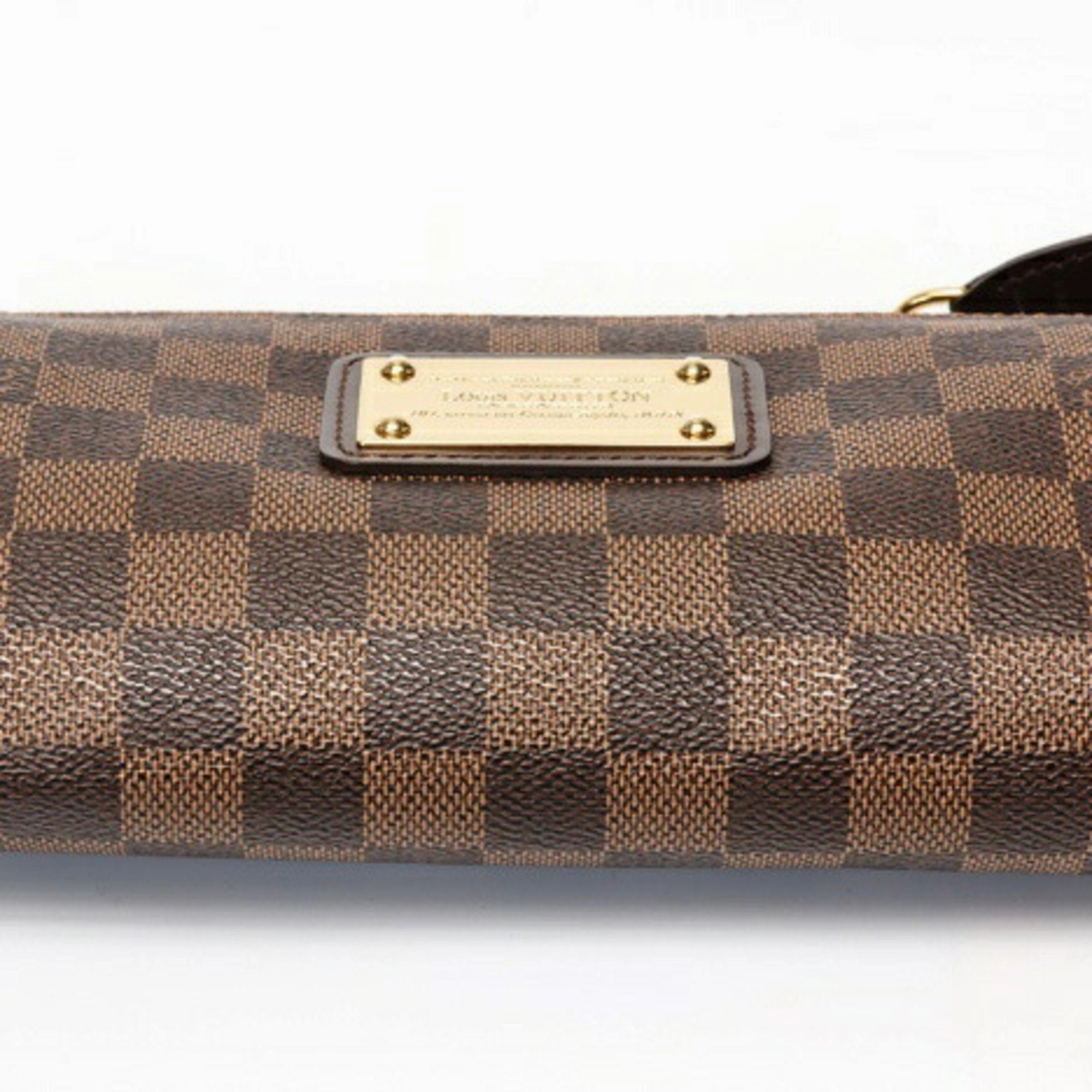 Louis Vuitton Damier Canvas Ebene Damier Canvas Shoulder Bag (Pre-Owned)