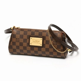 Louis Vuitton Damier Canvas Ebene Damier Canvas Shoulder Bag (Pre-Owned)