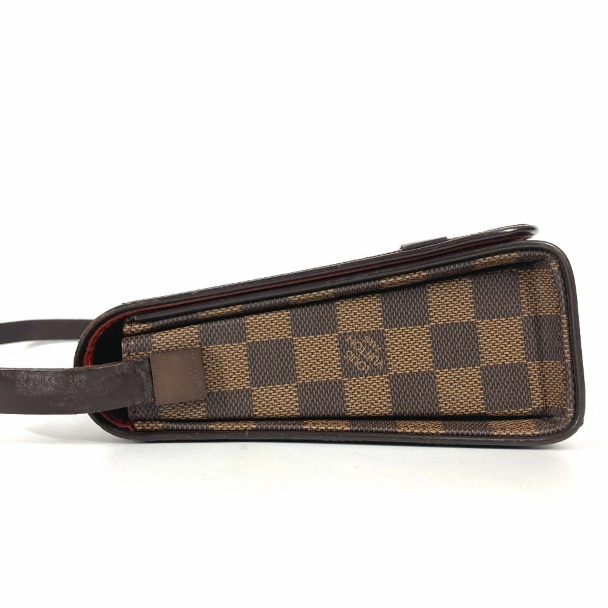 Louis Vuitton Damier Canvas Ebene Damier Canvas Shoulder Bag (Pre-Owned)