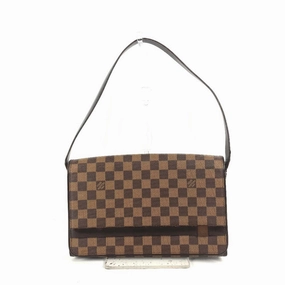 Louis Vuitton Damier Canvas Ebene Damier Canvas Shoulder Bag (Pre-Owned)
