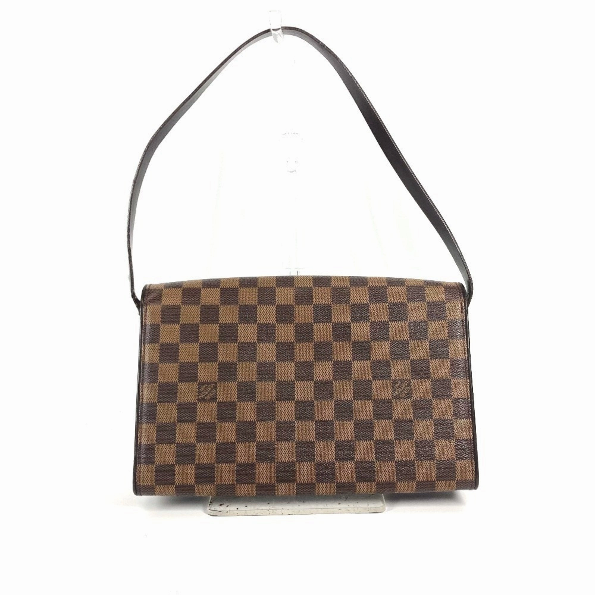 Louis Vuitton Damier Canvas Ebene Damier Canvas Shoulder Bag (Pre-Owned)