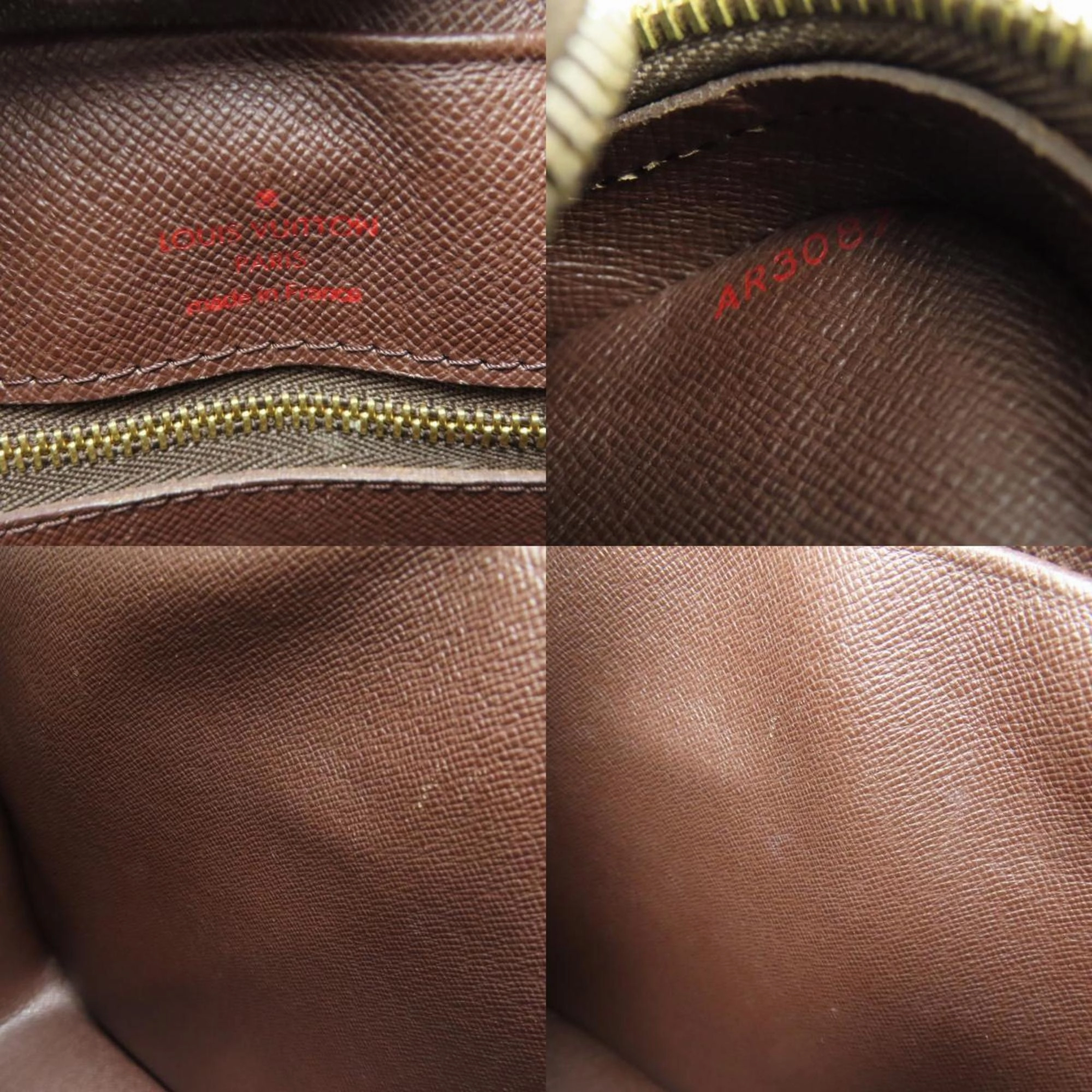 Louis Vuitton Damier Canvas Ebene Damier Canvas Shoulder Bag (Pre-Owned)