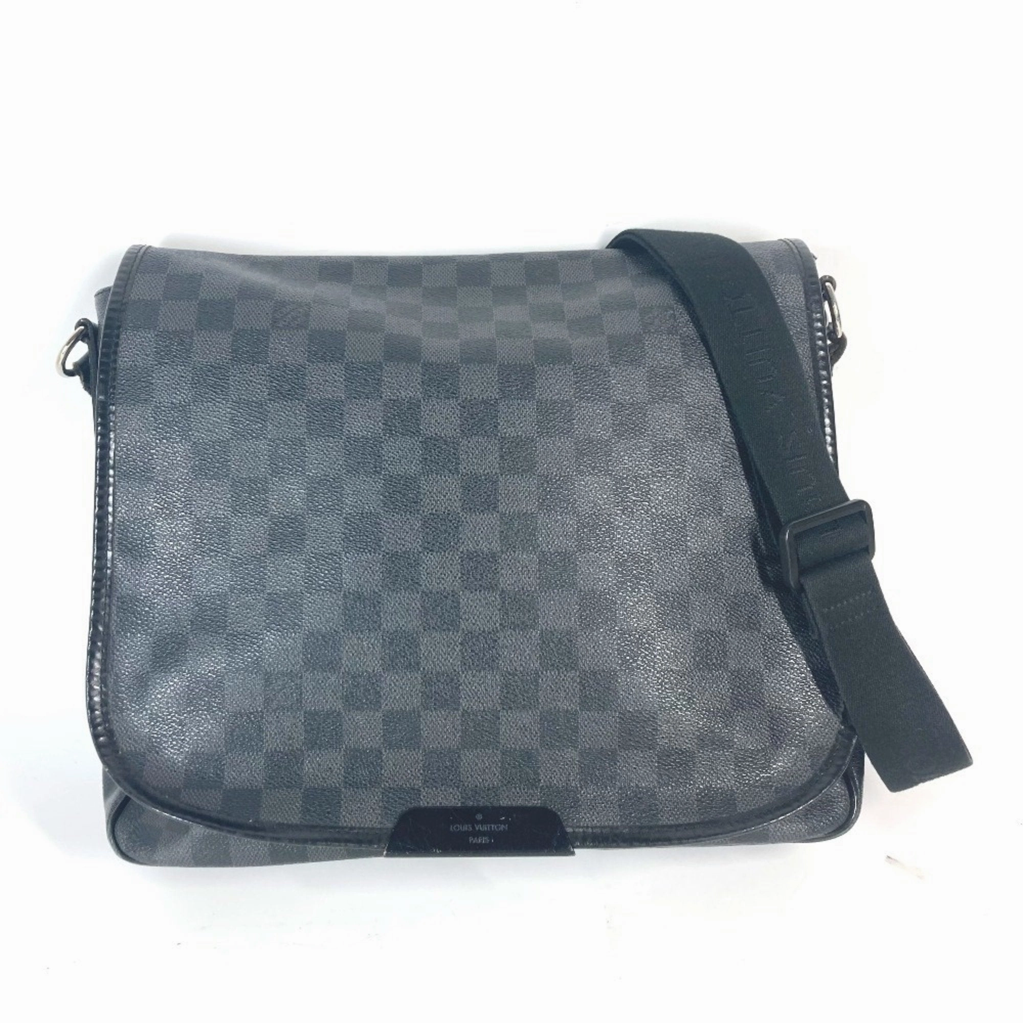 Louis Vuitton Damier Graphite Messenger Bag Shoulder Bag (Pre-Owned)