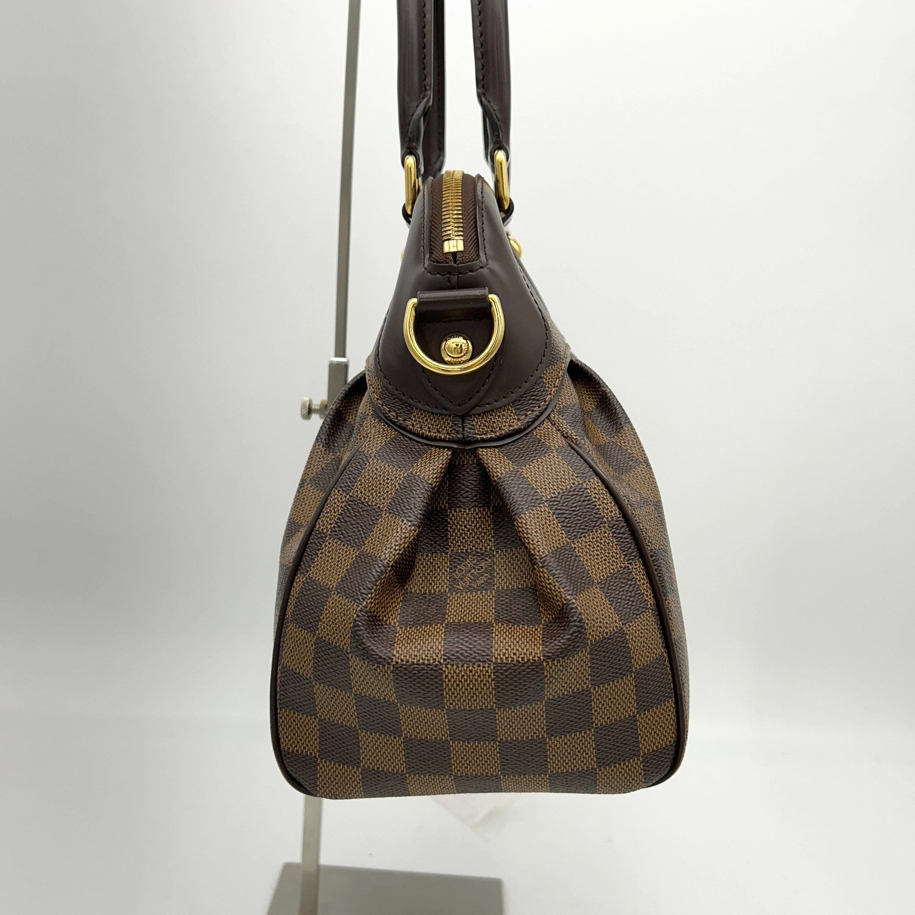 LOUIS VUITTON Damier Trevi PM 2way Hand Shoulder Bag Ebene LA13194