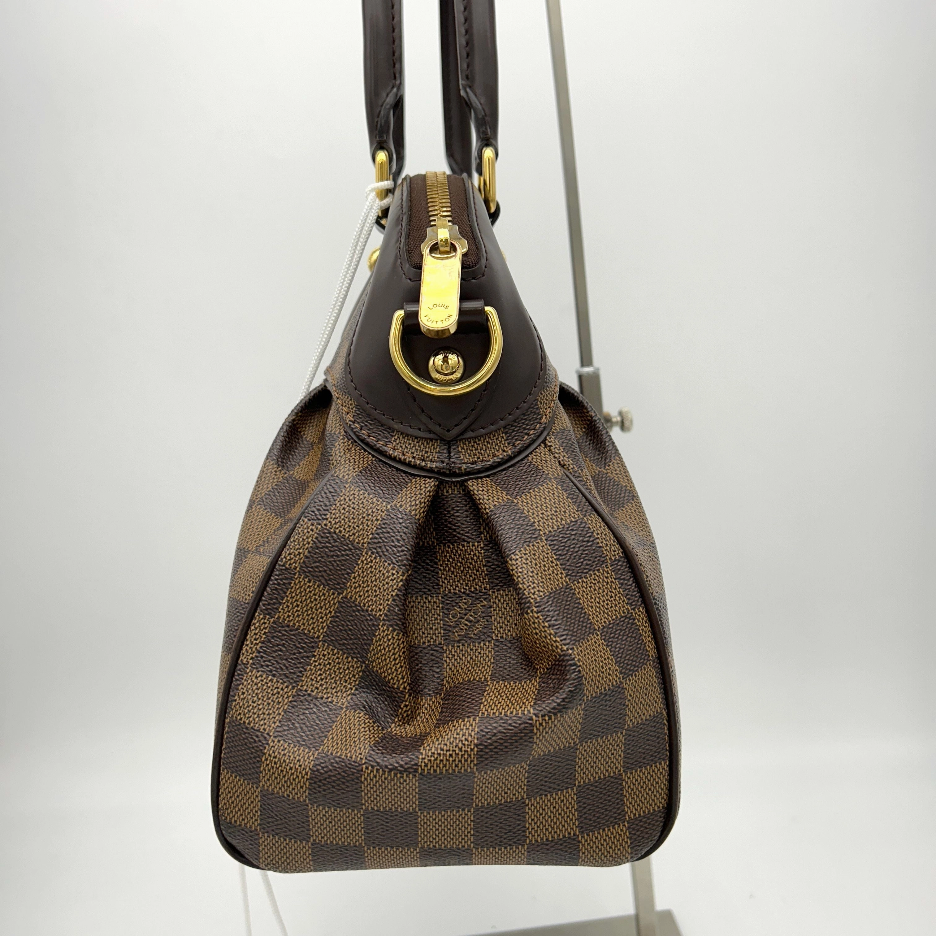 LOUIS VUITTON Damier Trevi PM 2way Hand Shoulder Bag Ebene LA13194