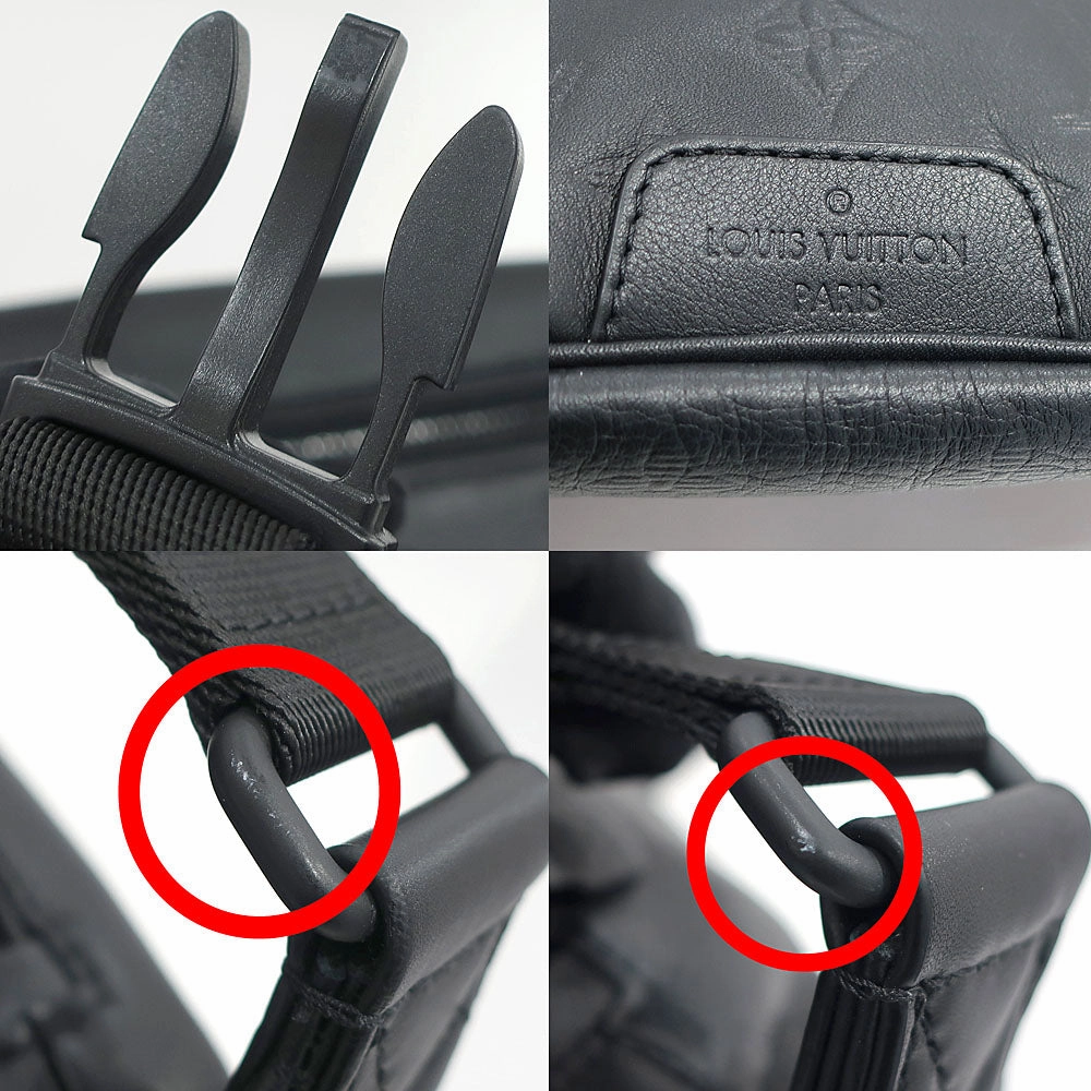 Louis Vuitton Dialovery Bum Bag M44388 Monogram Shadow Noir Black BK Body Bag Crossbody  Preservation Bag Box