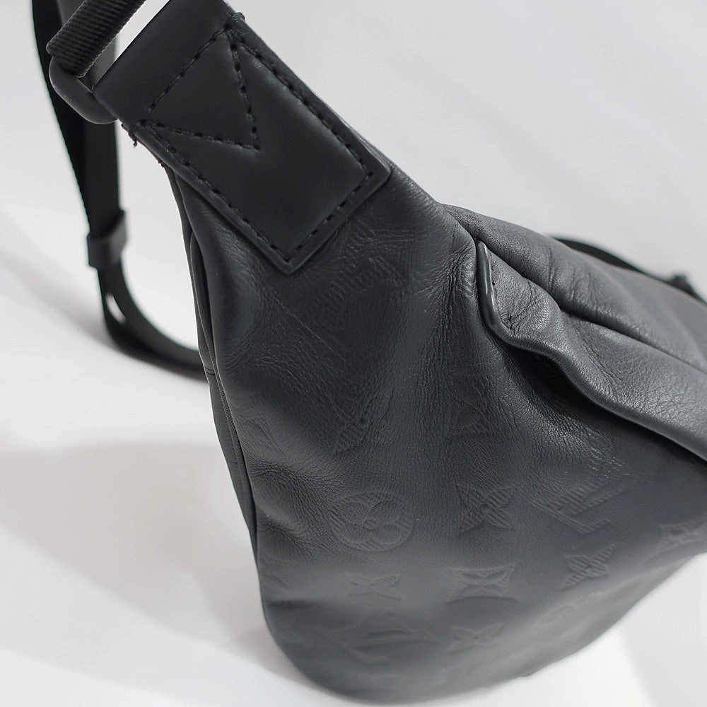 Louis Vuitton Dialovery Bum Bag M44388 Monogram Shadow Noir Black BK Body Bag Crossbody  Preservation Bag Box