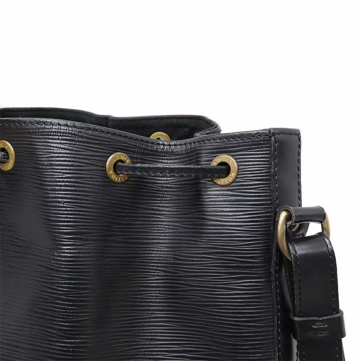 Louis Vuitton Epi Noe Shoulder Bag Black