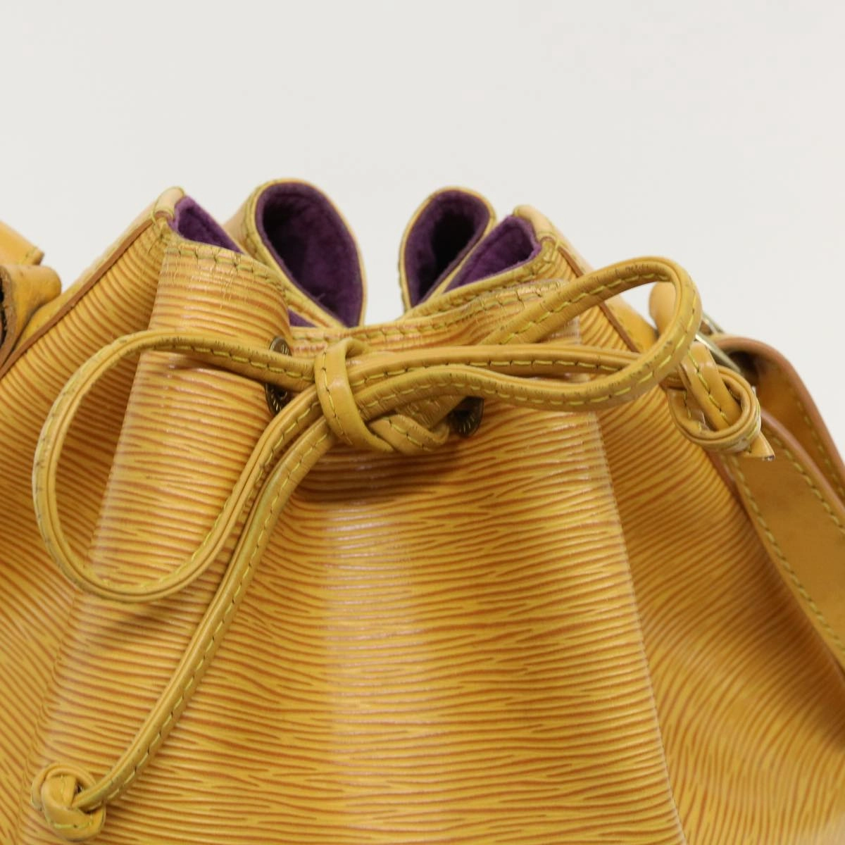 LOUIS VUITTON Epi Petit Noe Shoulder Bag Yellow M44109 LV bs2042