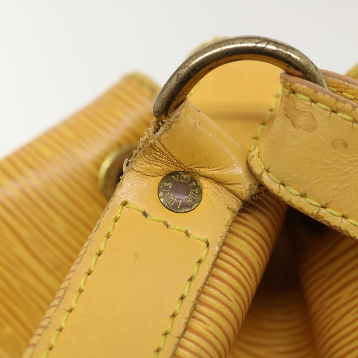 LOUIS VUITTON Epi Petit Noe Shoulder Bag Yellow M44109 LV bs2042
