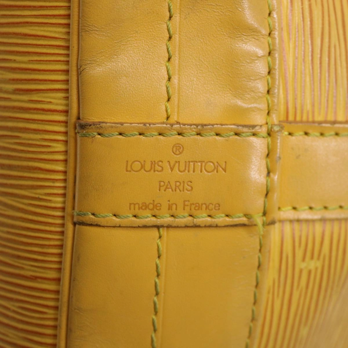 LOUIS VUITTON Epi Petit Noe Shoulder Bag Yellow M44109 LV bs2042