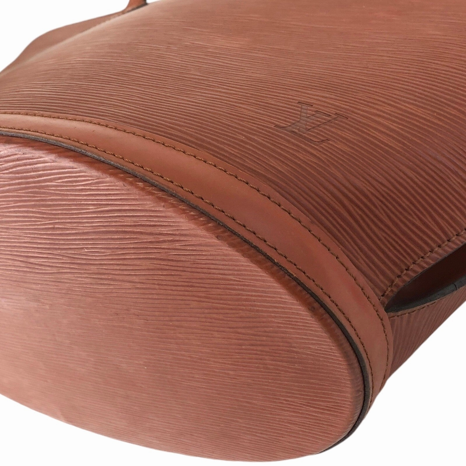 LOUIS VUITTON Epi Shoulder bag Totebag Brown Vintage ecdbnv